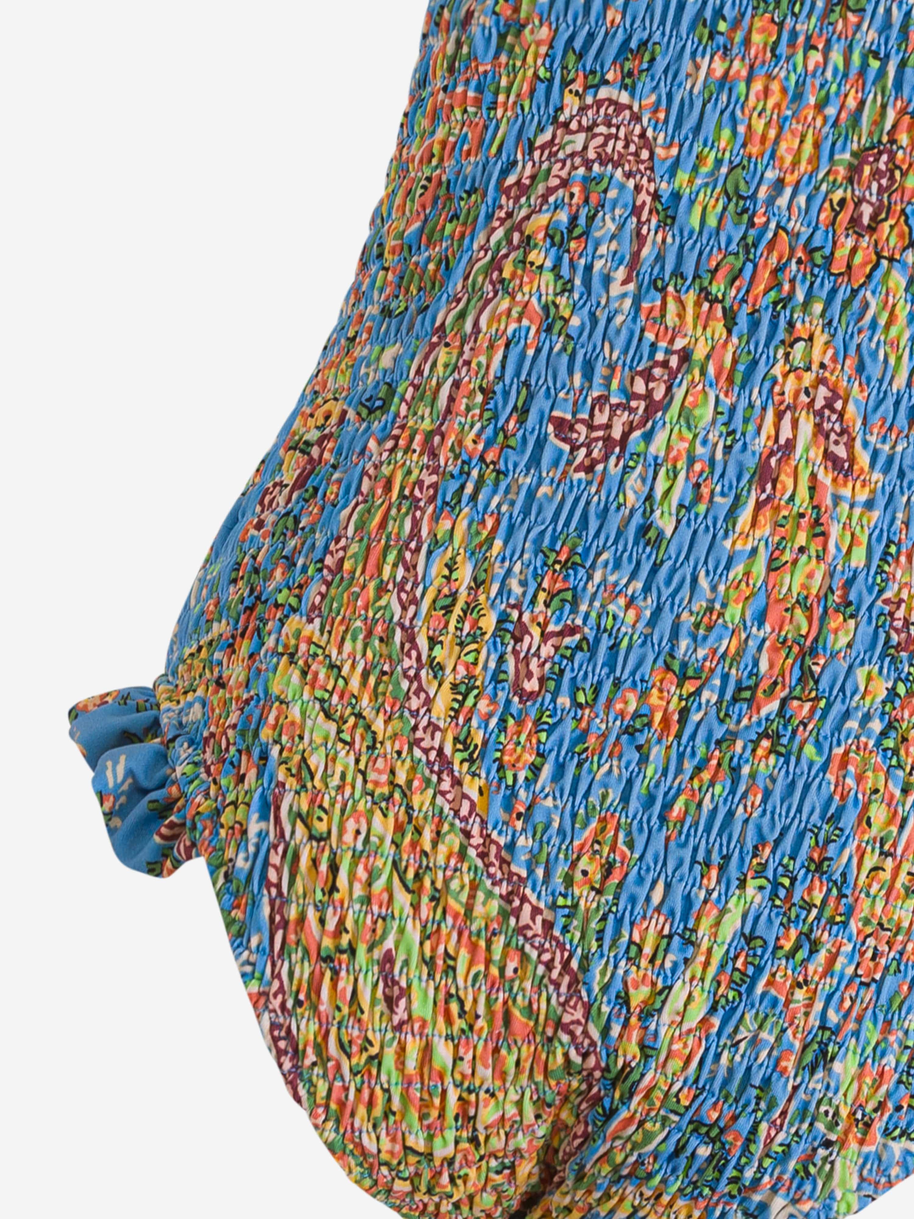 Etro Girls Floral Paisley Swimsuit in Blue Get Authentic Cheap Online
