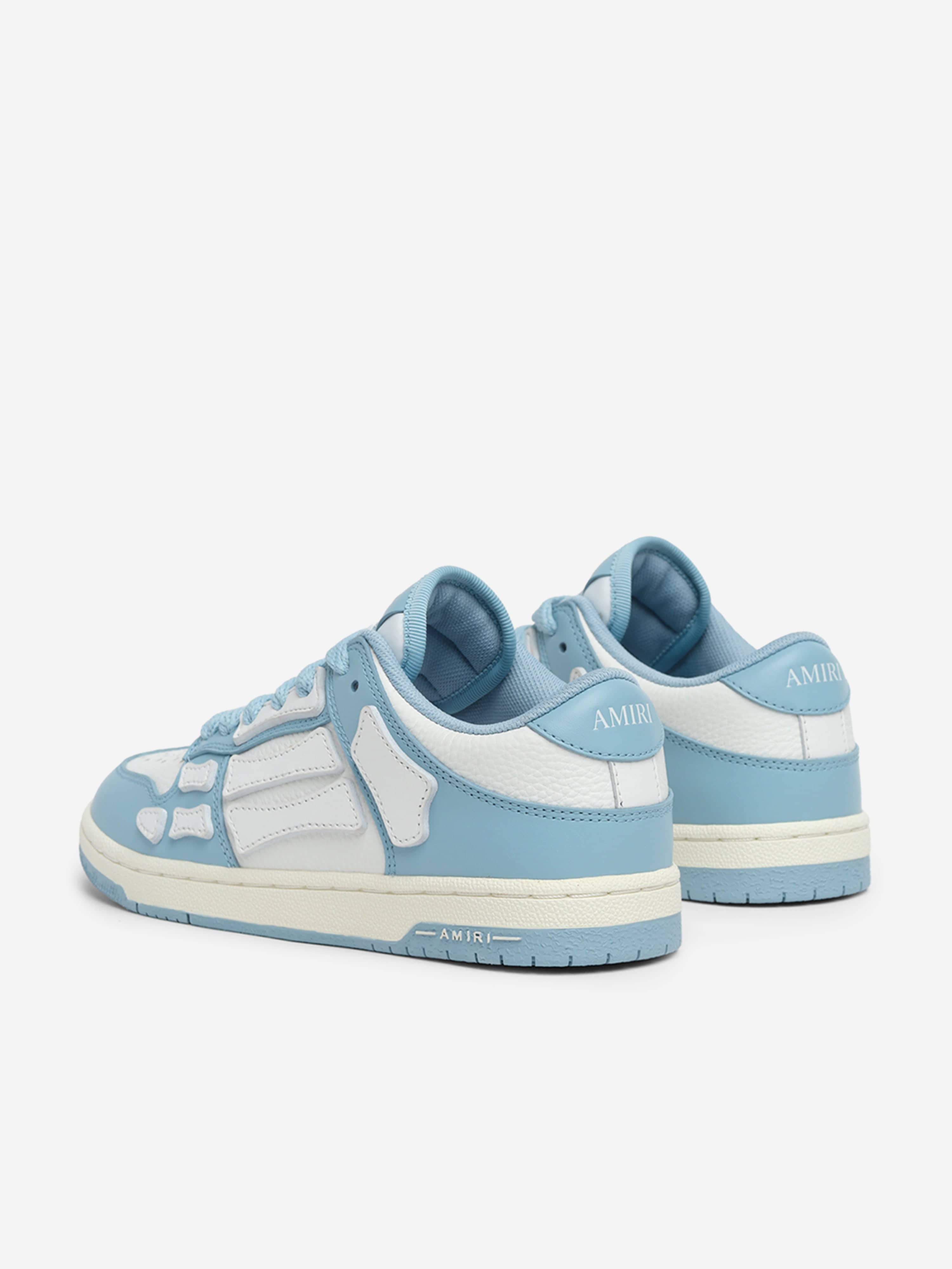 Kids Leather Skel Top Low Trainers in Blue Big Sale Cheap Online