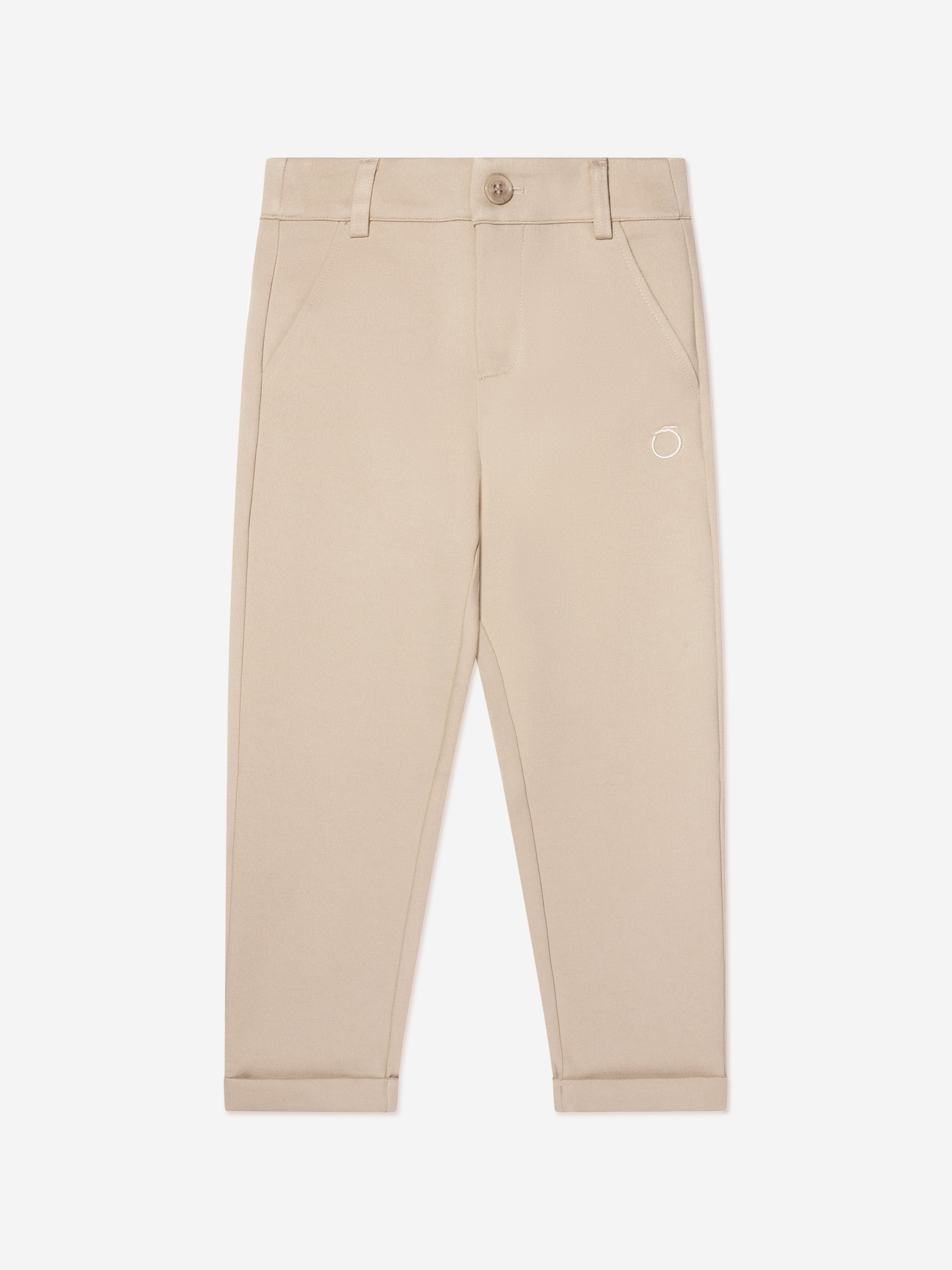 Trussardi Boys Bergil Trousers in Beige Free Shipping Very Cheap