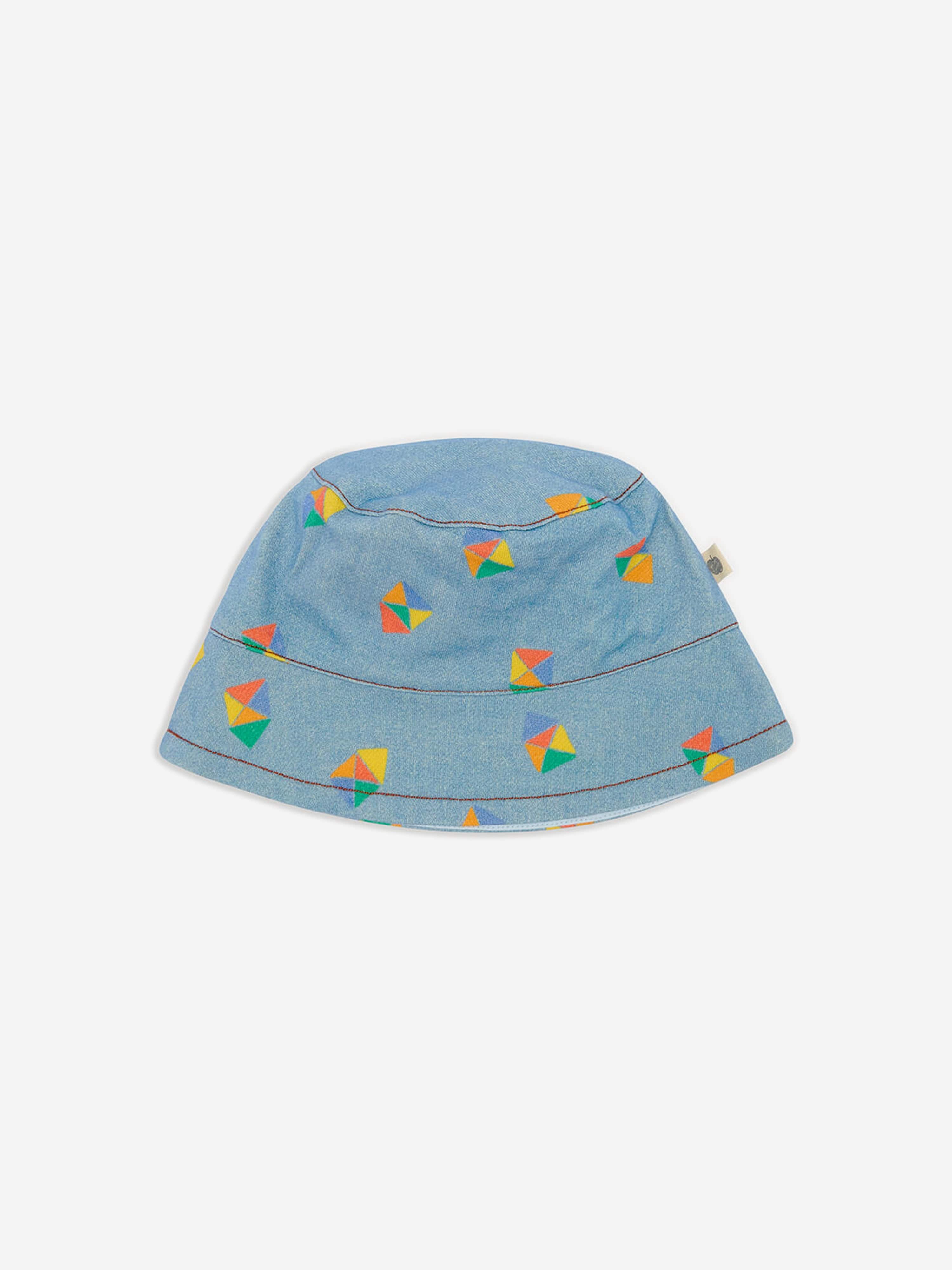 The Bonnie Mob Girls Miso Beach Denim Sun Hat in Blue Ost Release Dates
