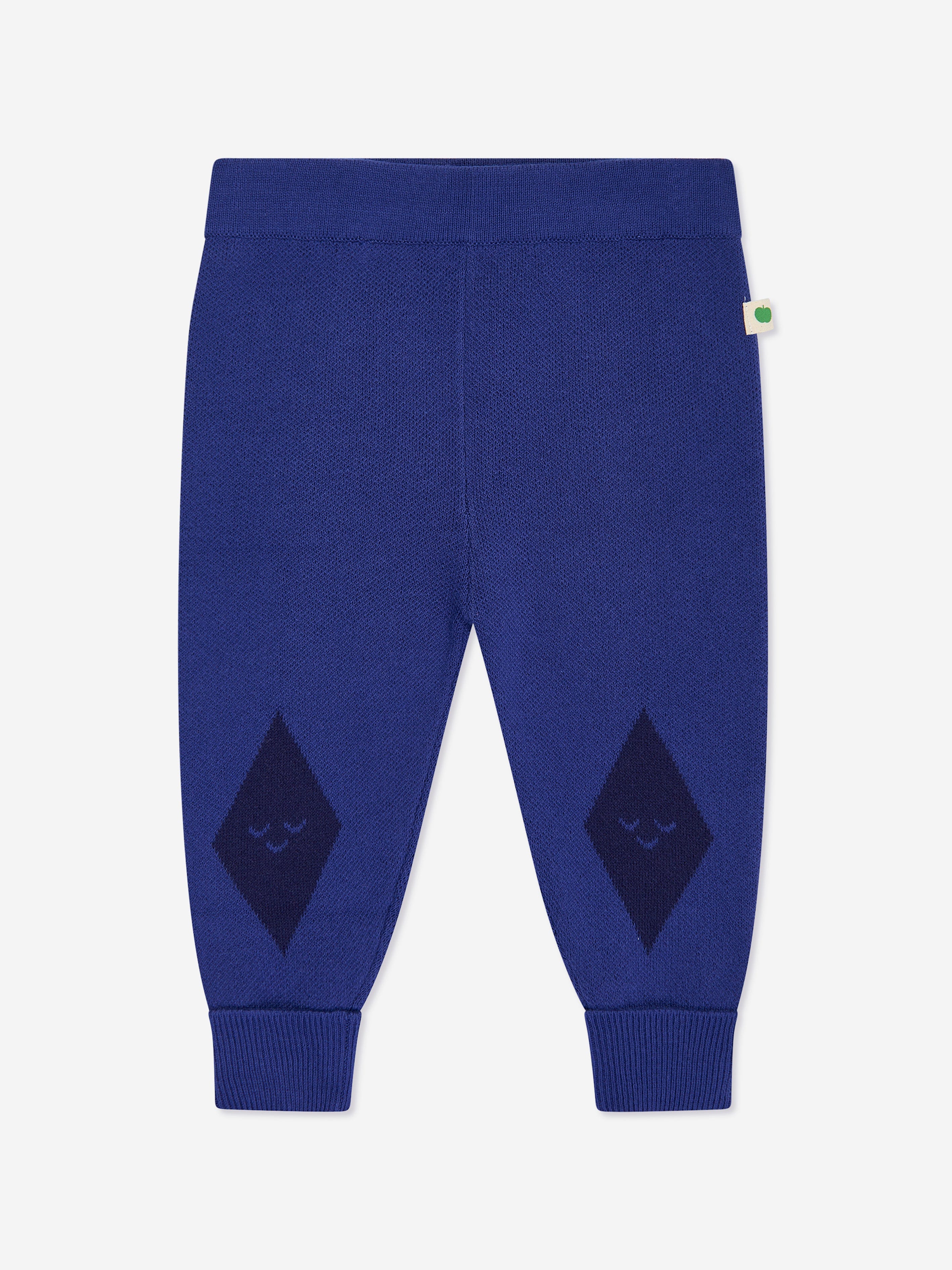 The Bonnie Mob Boys Fern Cabin Knit Joggers in Blue Amazon Cheap Online