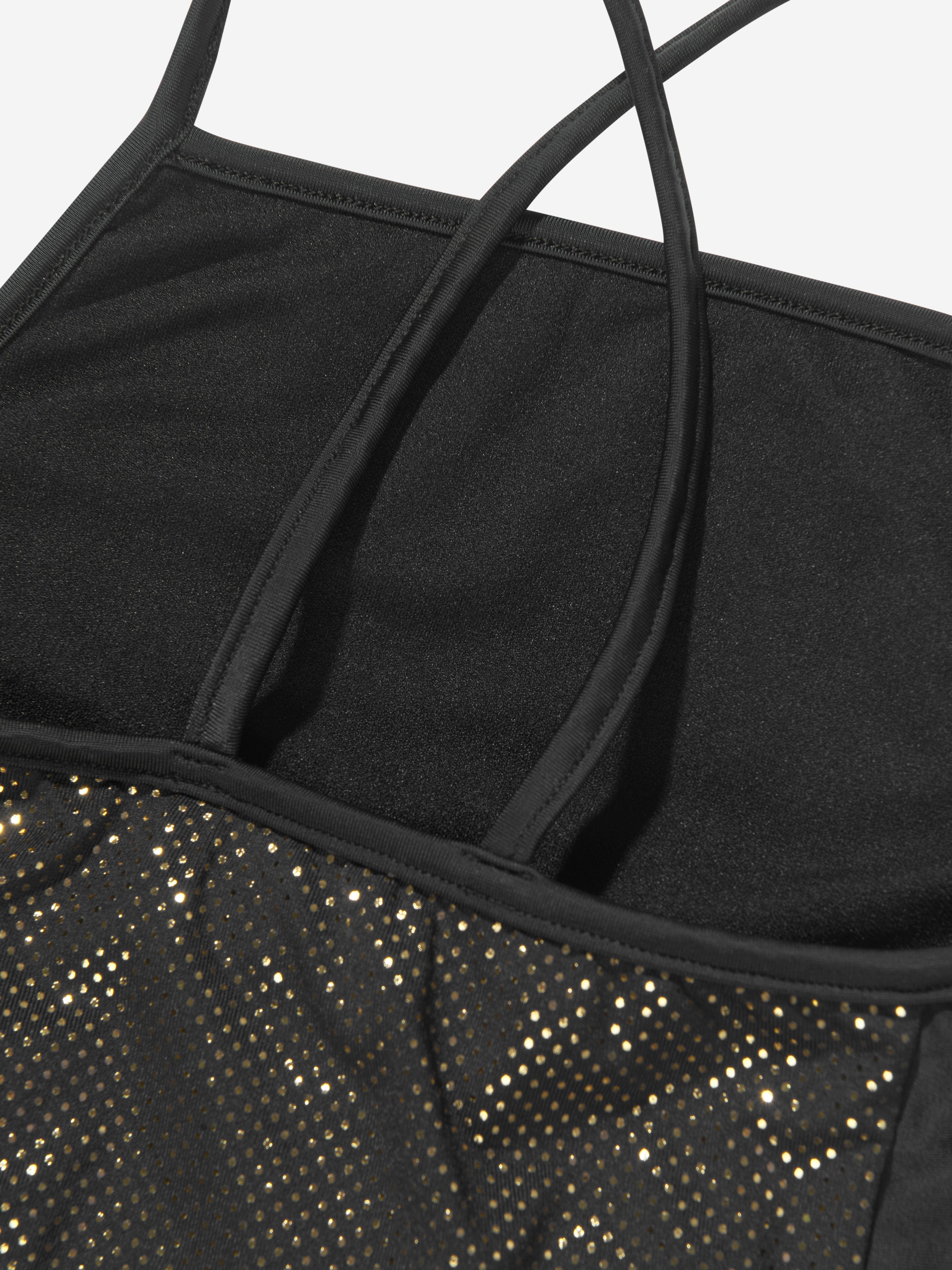 Balmain Girls Logo Swimsuit in Black Pictures Cheap Online