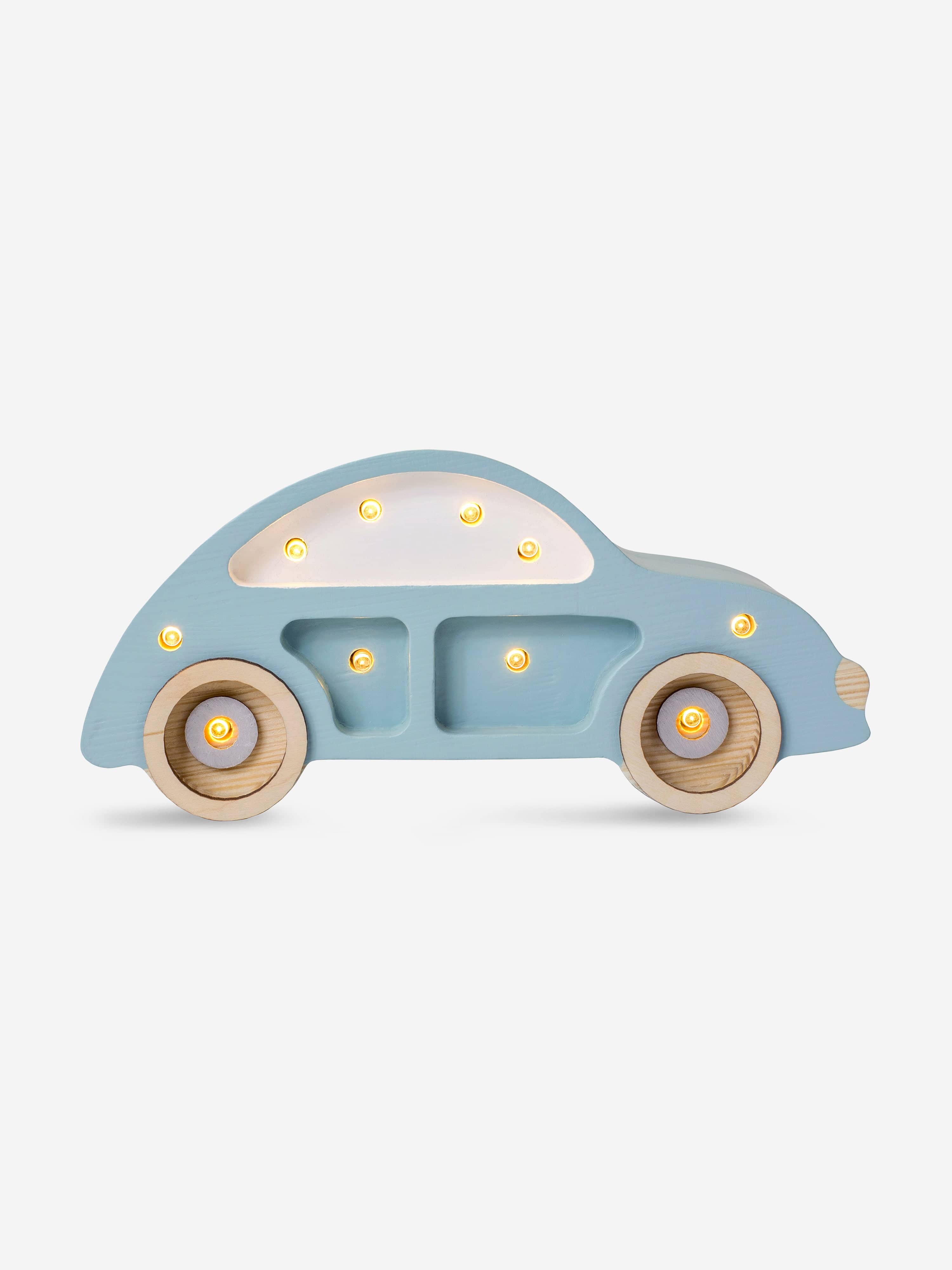 Little Lights Beetle Car Mini Lamp in Blue (10x20.5x5.5 cm) Outlet Fashion Style