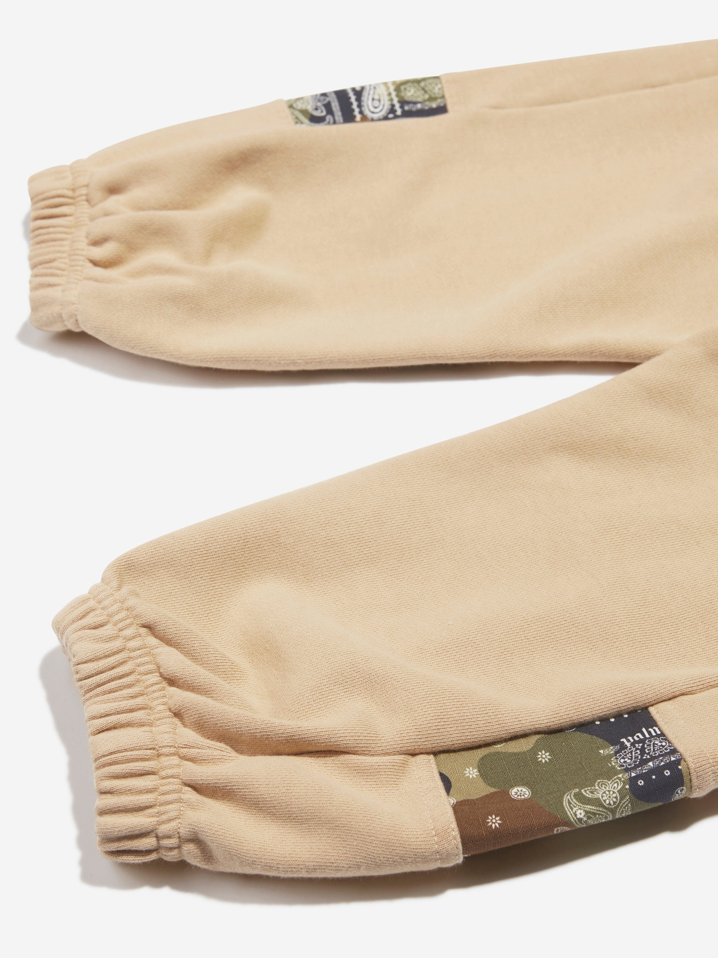 Palm Angels Boys Palm Brush Camo Joggers in Beige Outlet Geniue Stockist