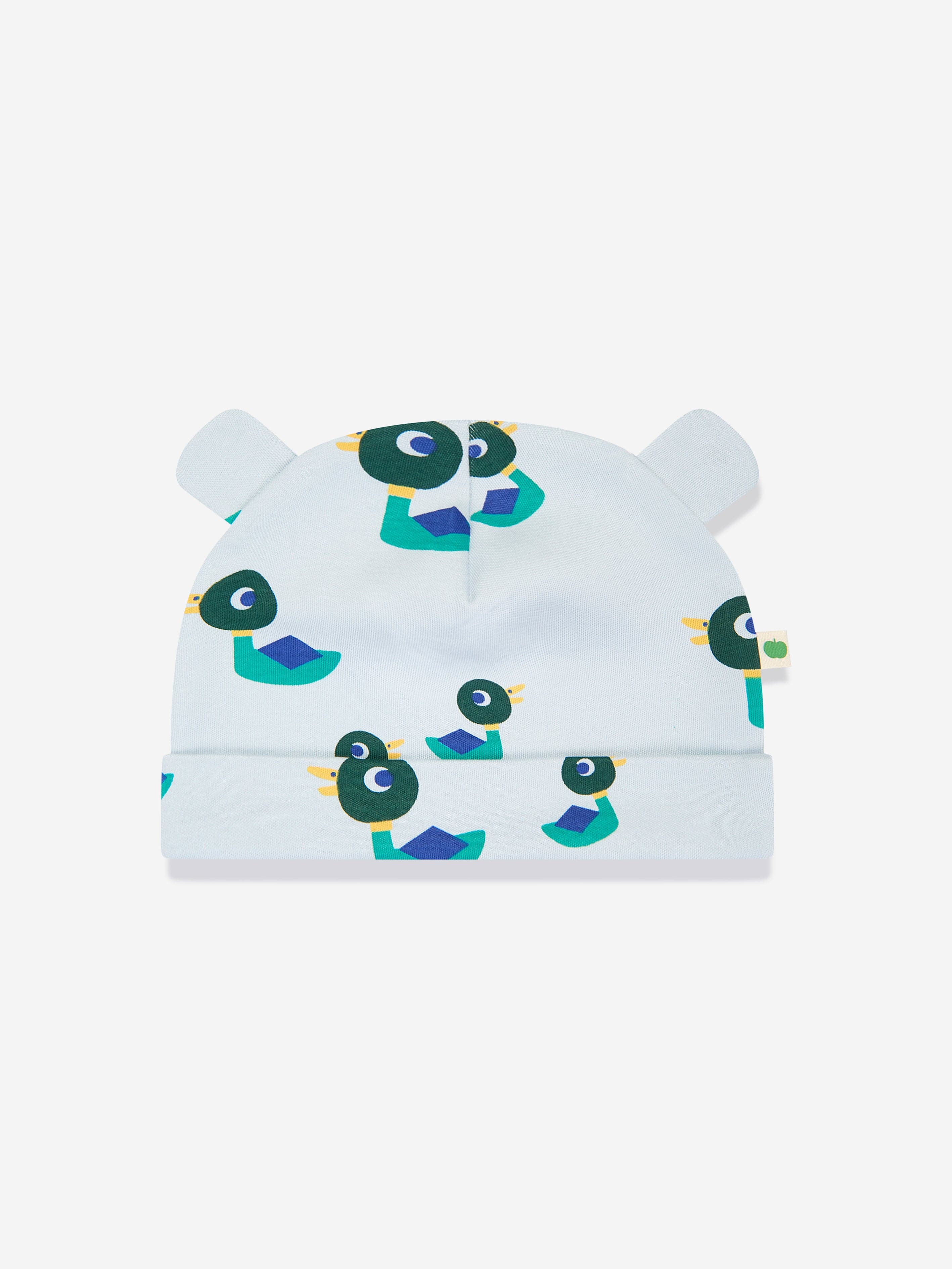 The Bonnie Mob Baby Boys Ducks Babygrow and Hat Set in Blue Cheap Official