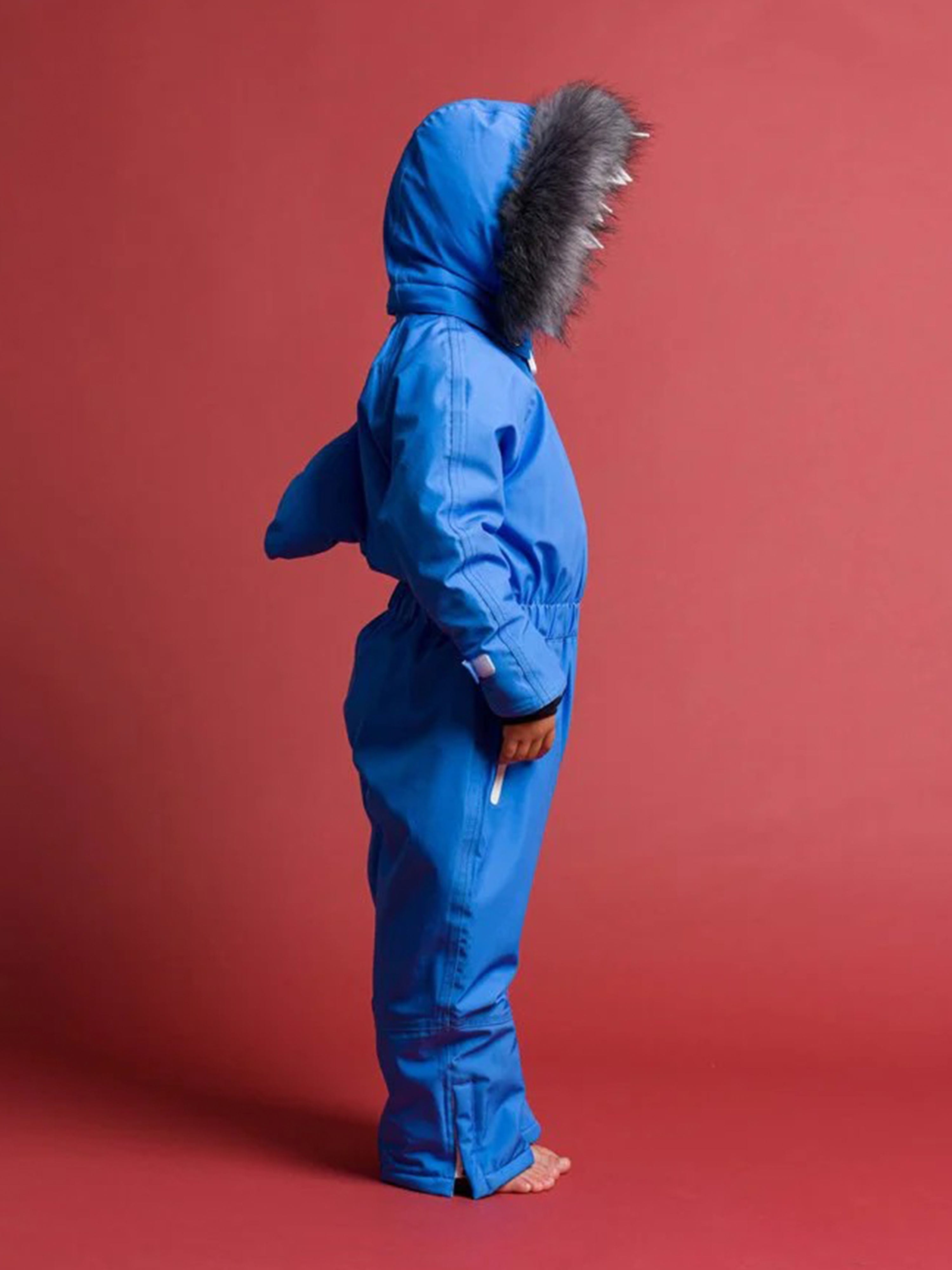 Roarsome Boys Reef The Shark Snowsuit in Blue Discount For Nice