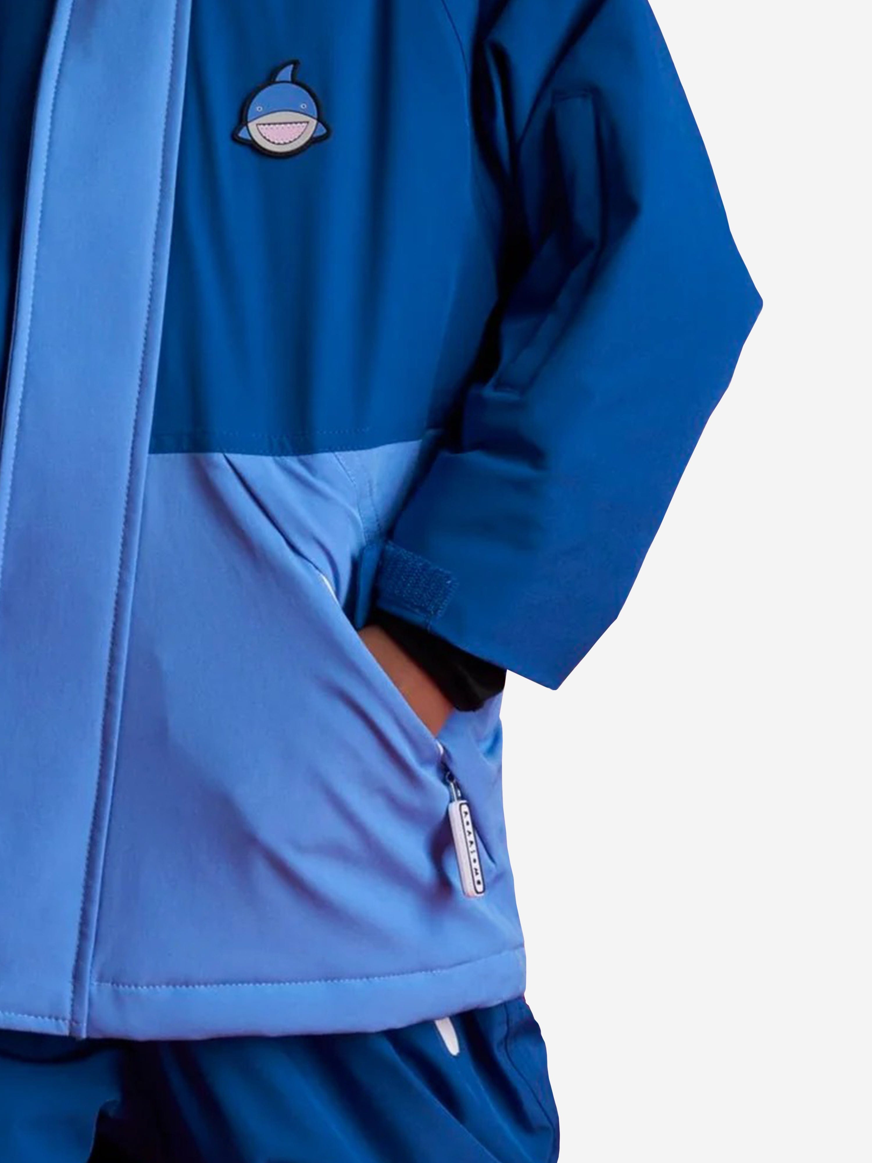 Roarsome Boys Reef The Shark Parka Ski Jacket in Blue Real Cheap Online