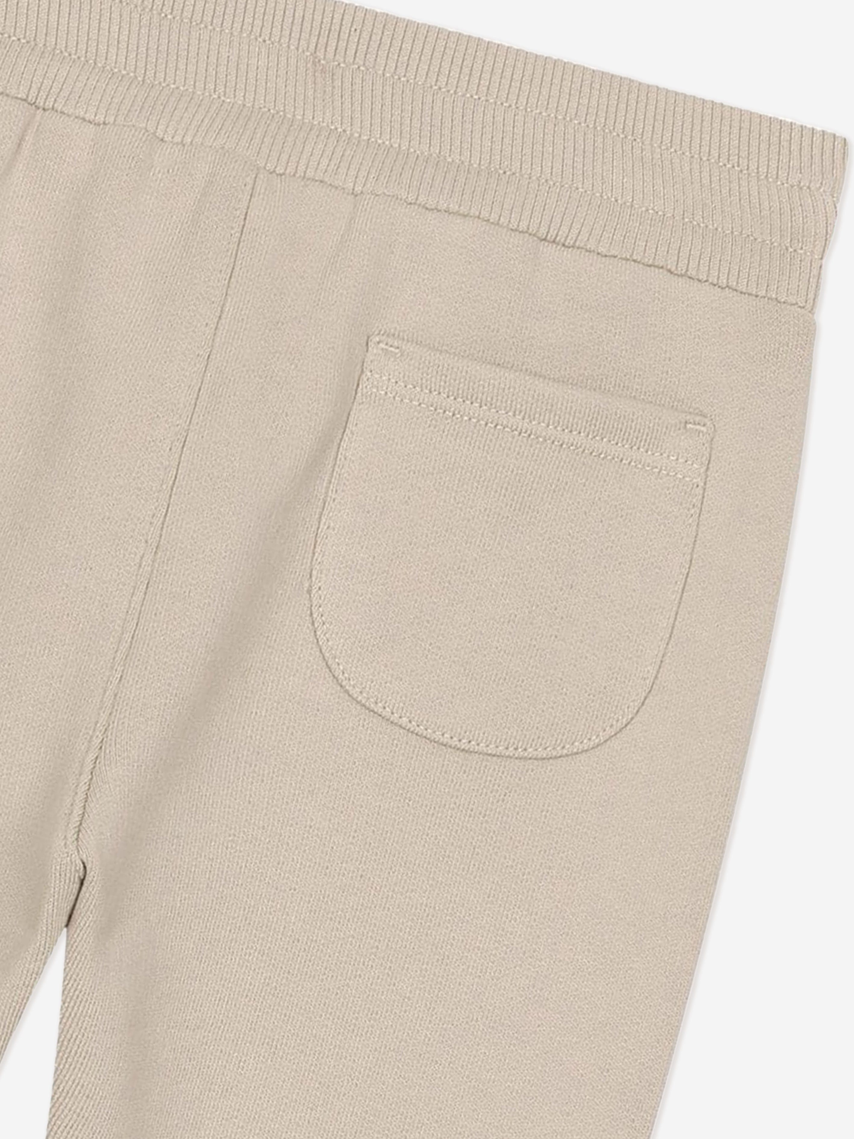 Dolce & Gabbana Baby Boys Logo Stamp Joggers in Beige Outlet Top Quality