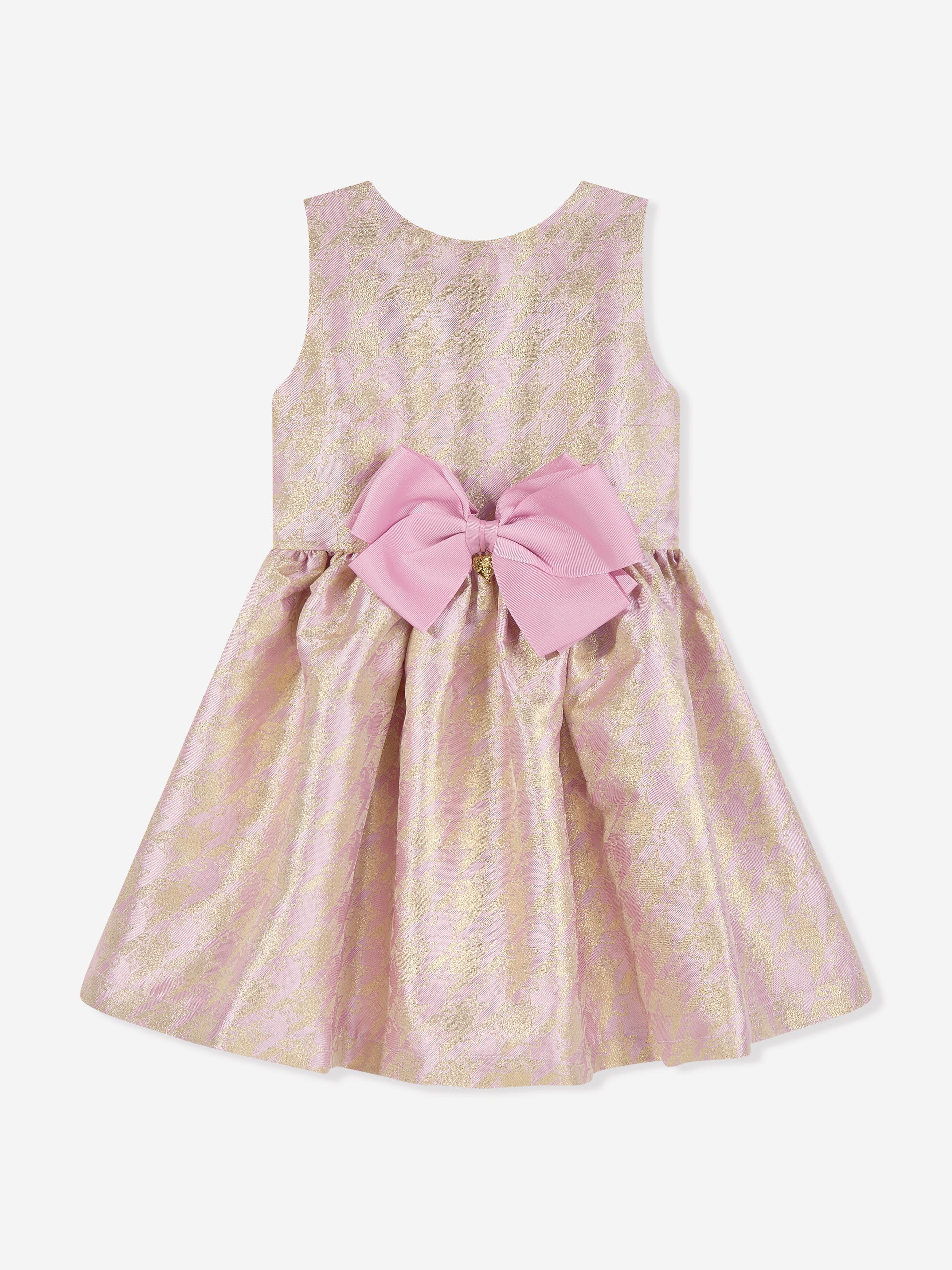 Angels Face Girls Cat Jacquard Dress in Pink Buy Cheap For Cheap