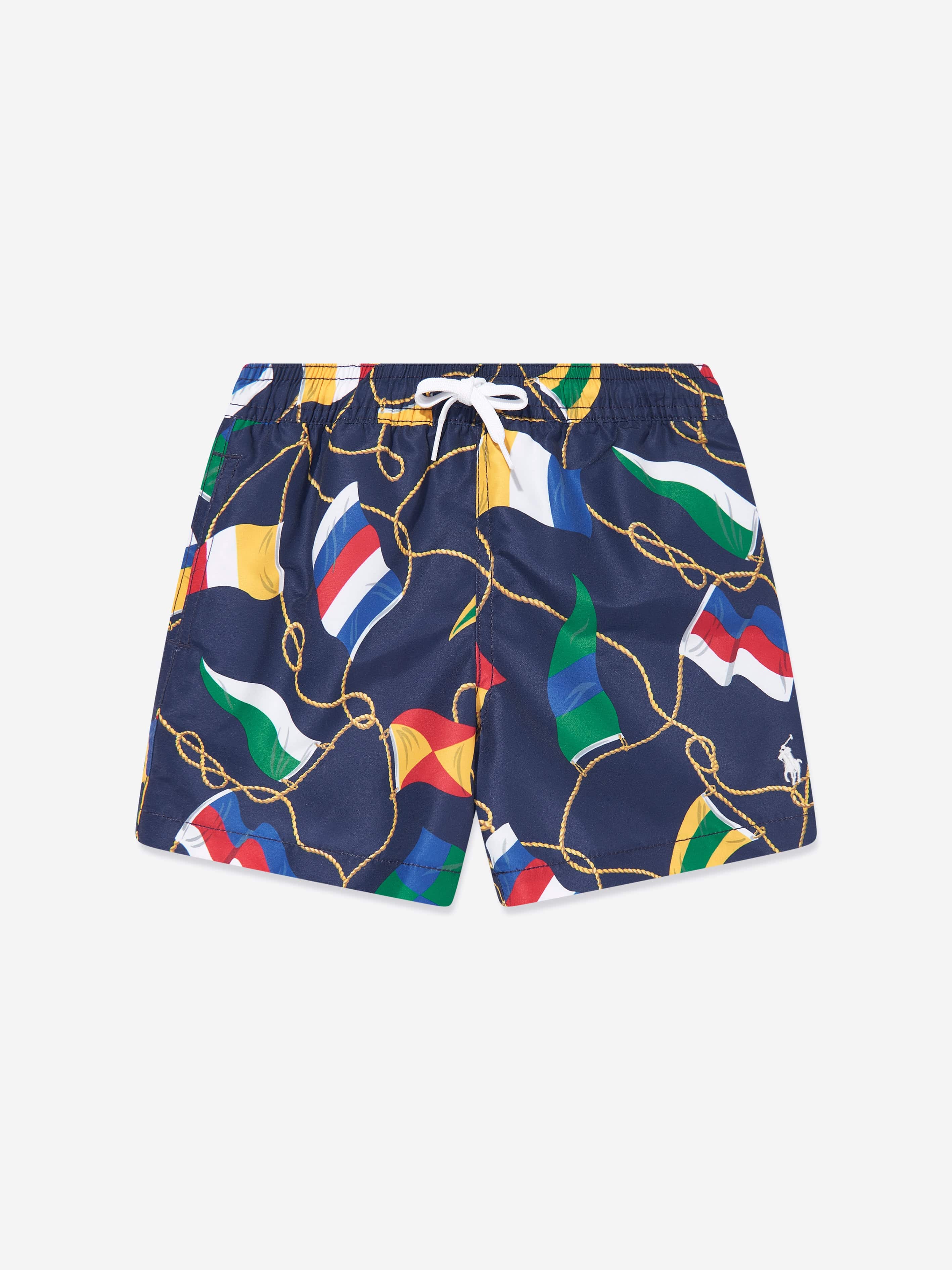 Boys Signal Flags Swim Shorts in Multicolour 2025 Cheap Online
