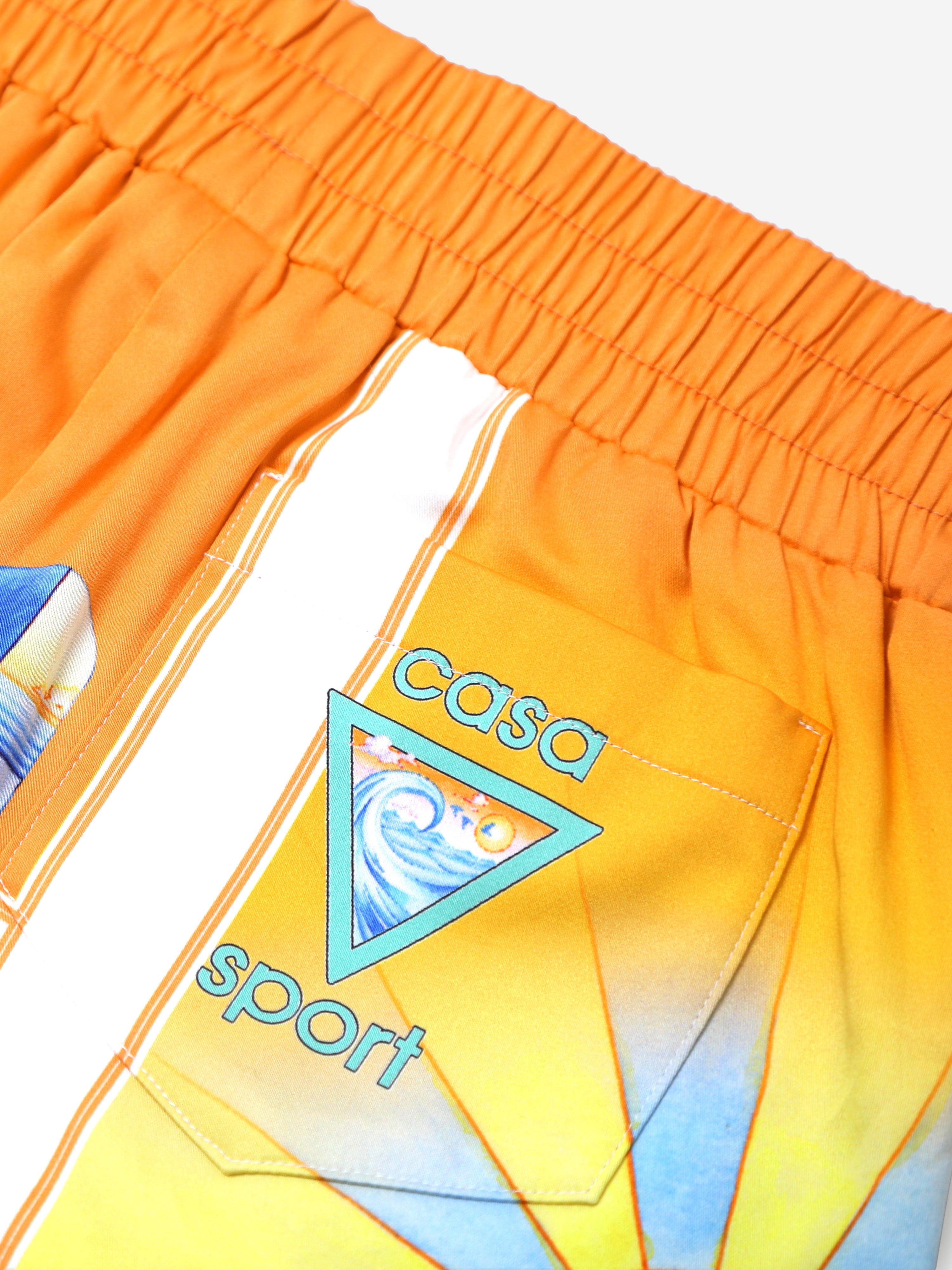 Casablanca Boys Surreal Pool Drawstring Shorts in Multicolour Cheap With Credit Card
