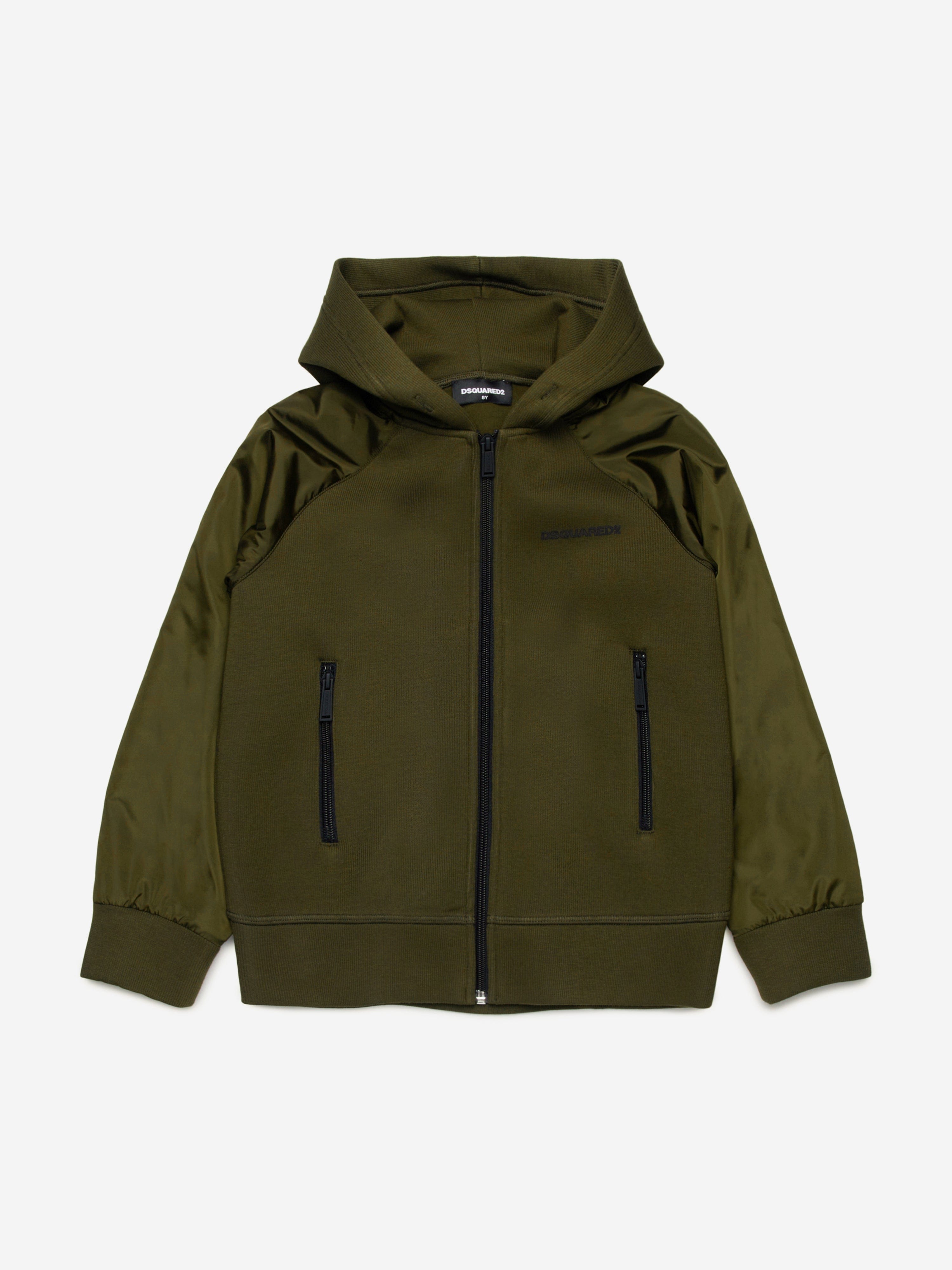 Dsquared2 Kids Zip Up Top in Green Footlocker Cheap Online