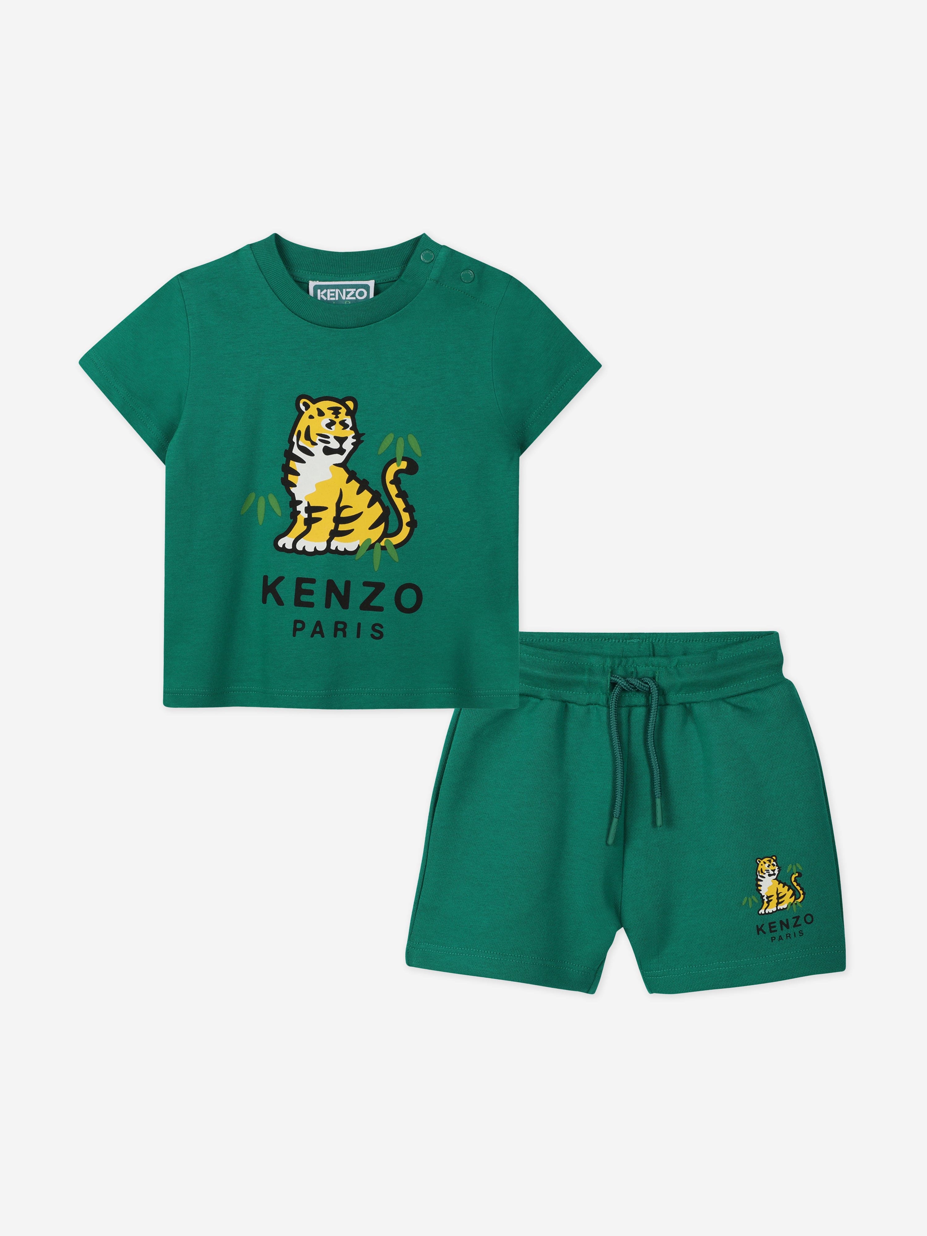 Baby Boys Kotora Short Set in Green Tumblr Cheap Pice