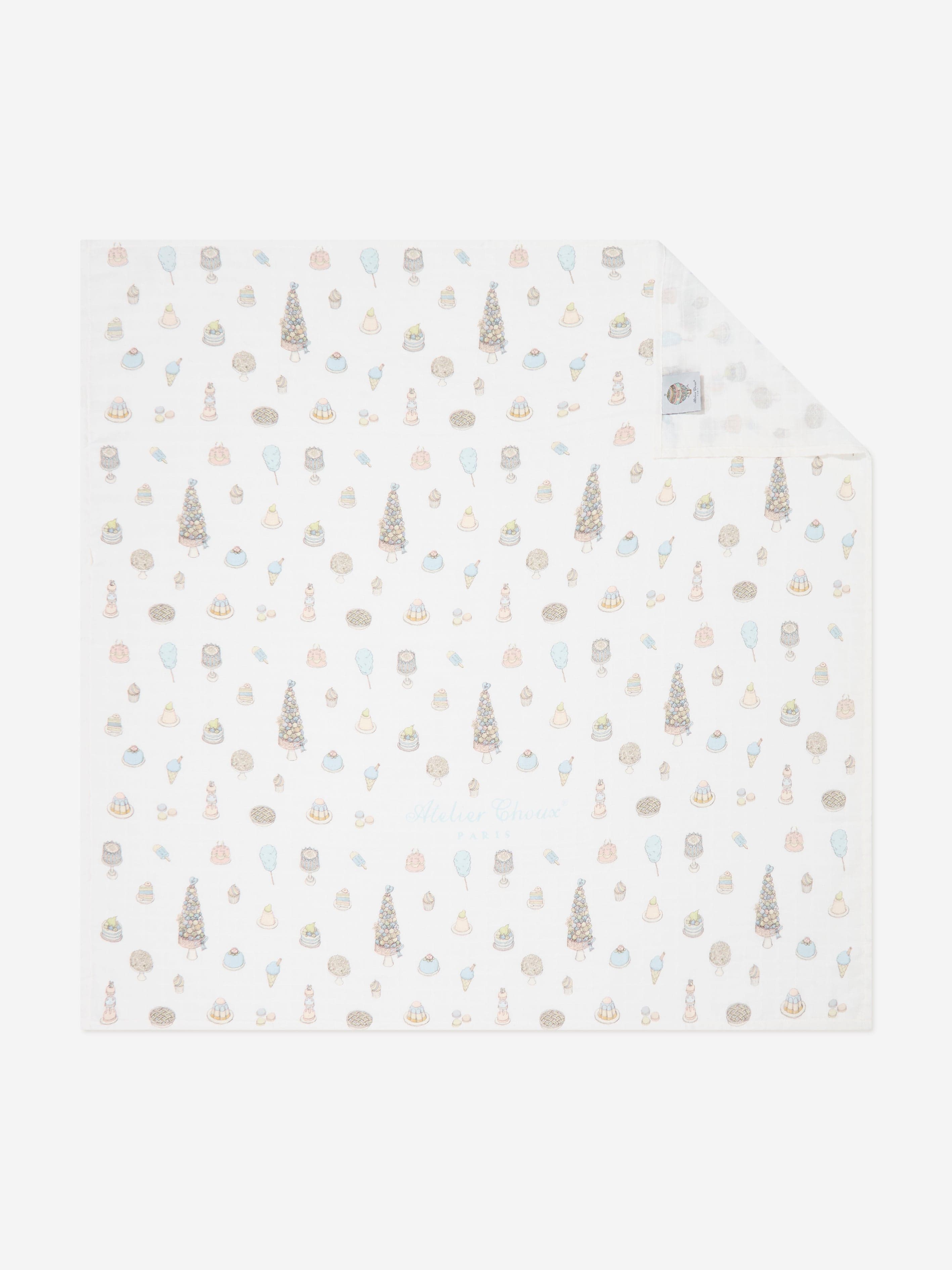 Atelier Choux Baby Boys Sweetie Pie Swaddle in Blue The Best Store To Get