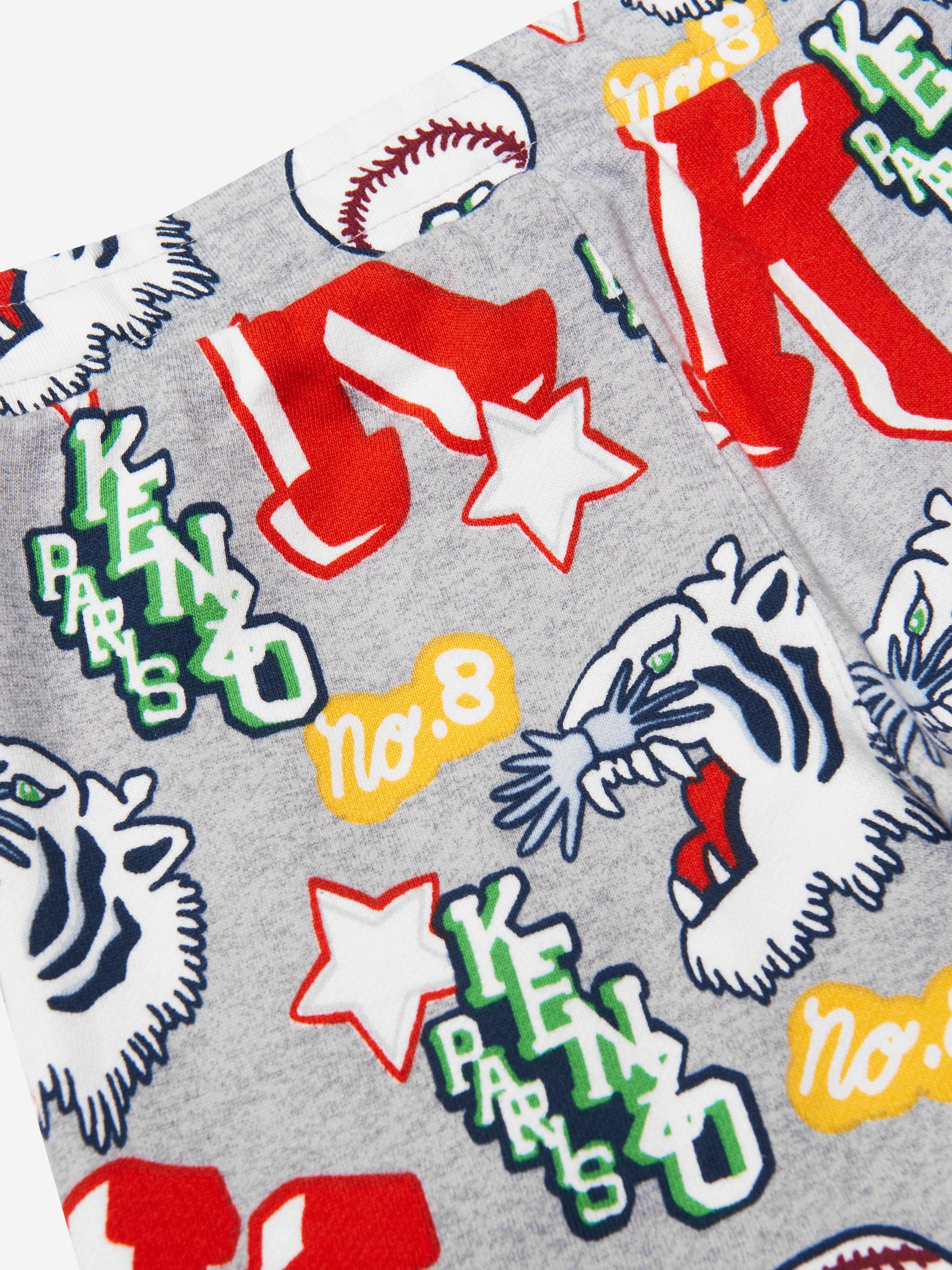 KENZO Boys Kenzo Club Joggers in Grey Cheap Buy