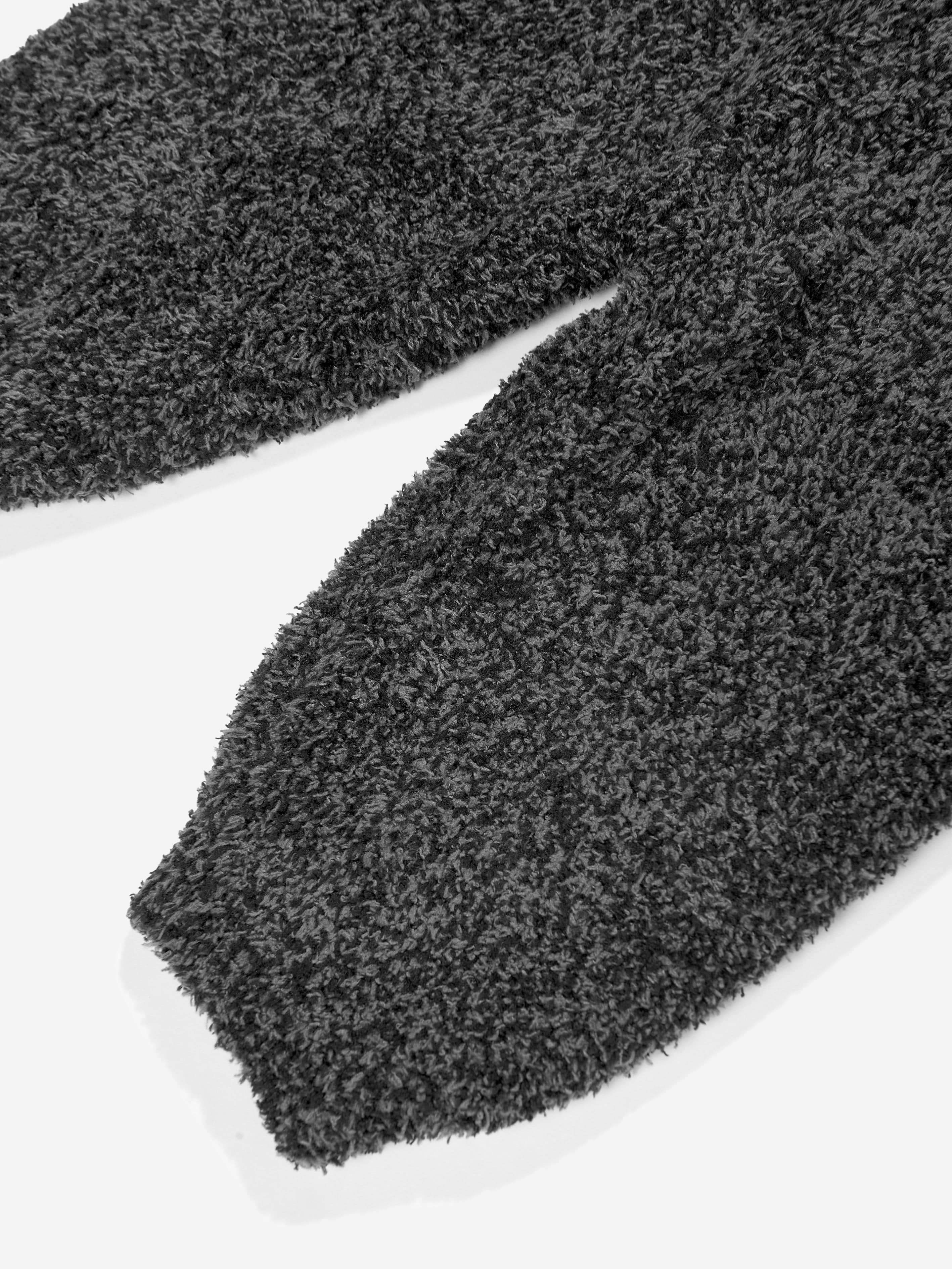 7AM Enfant Baby Fuzzy Boxy Lounge Pants in Black Free Shipping High Quality