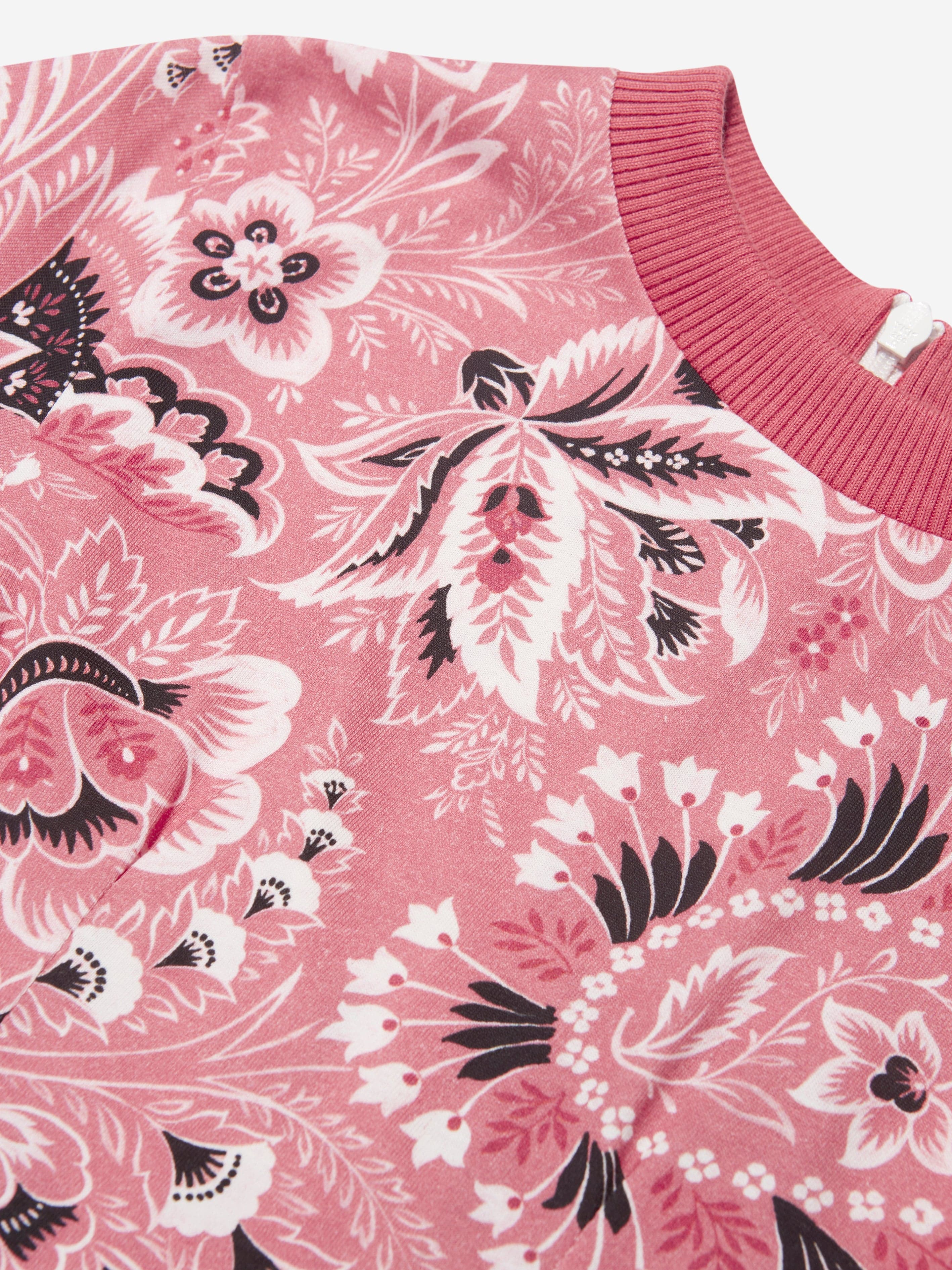 Etro Girls Floral Paisley Dress in Pink Discount Professional