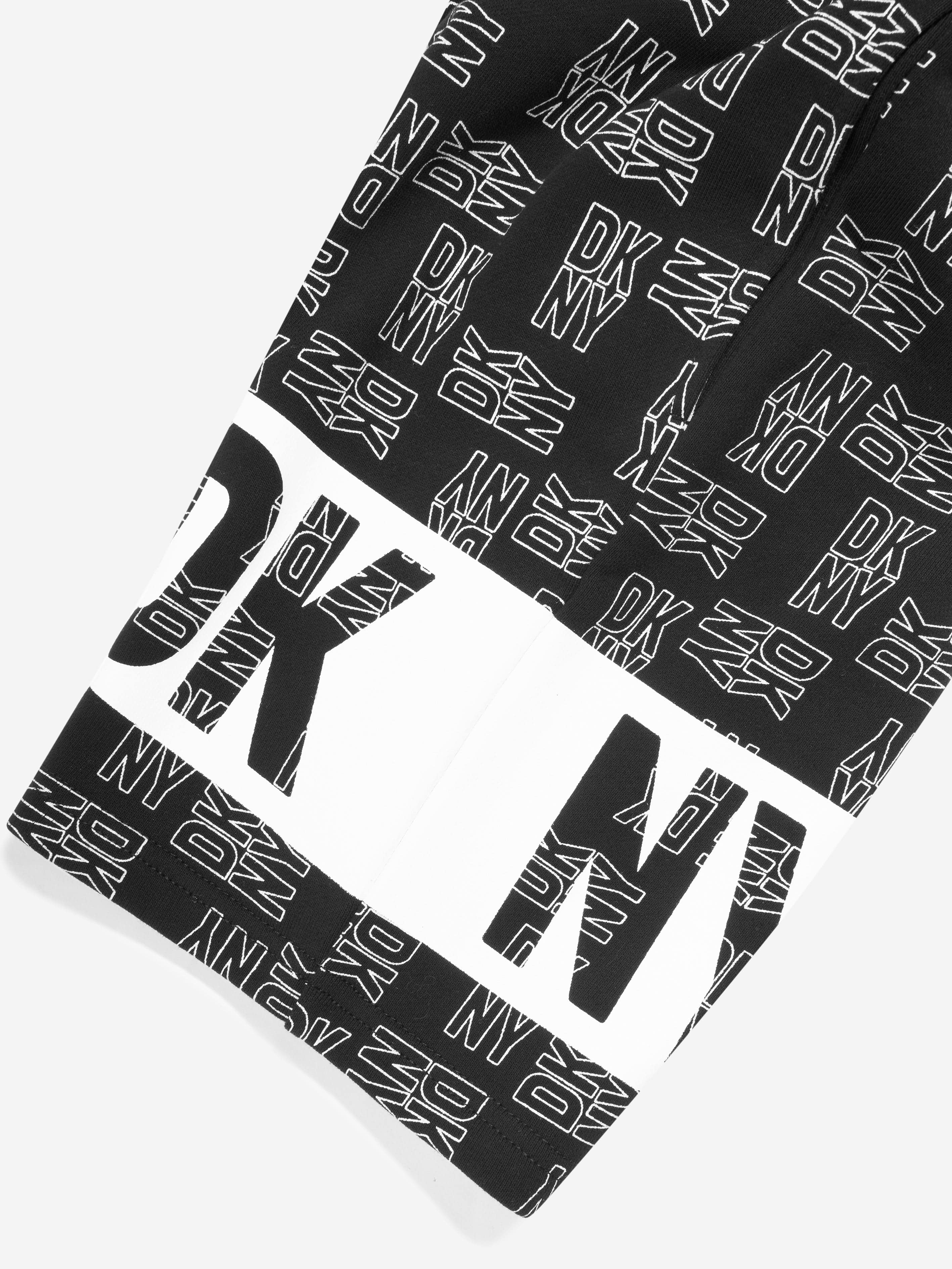 DKNY Kids Logo Bermuda Shorts in Black Cheap Pice Free Shipping