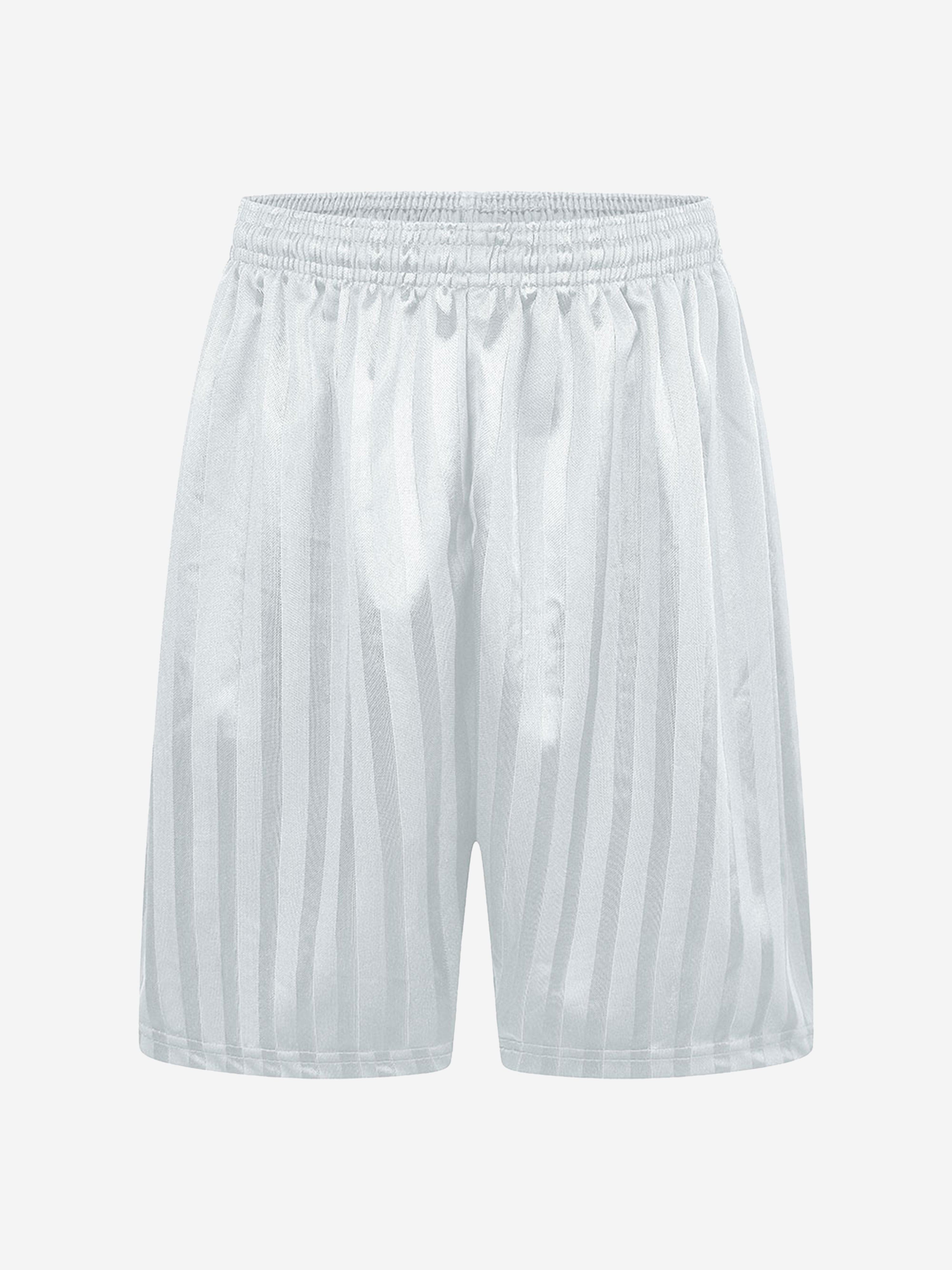 Zeco Kids School Shadow Stripe Shorts in White Outlet Best Place