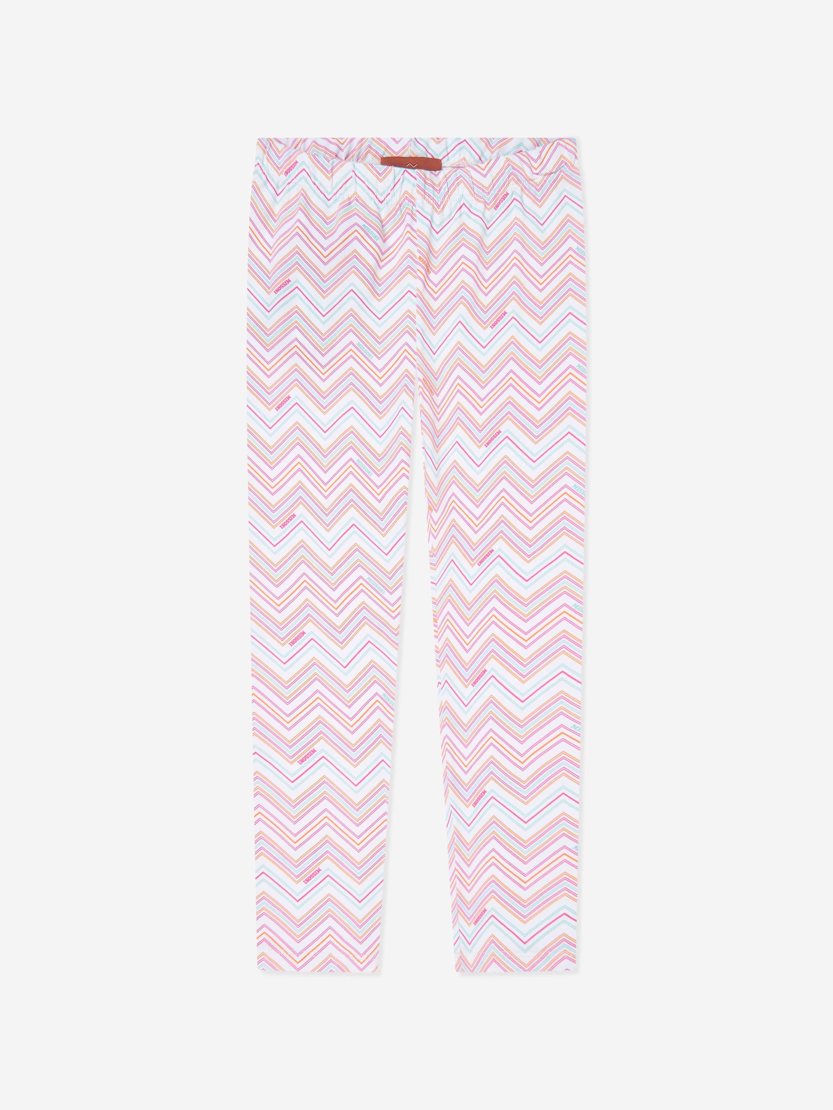 Girls Zigzag Leggings in Multicolour Get To Buy Cheap Pice