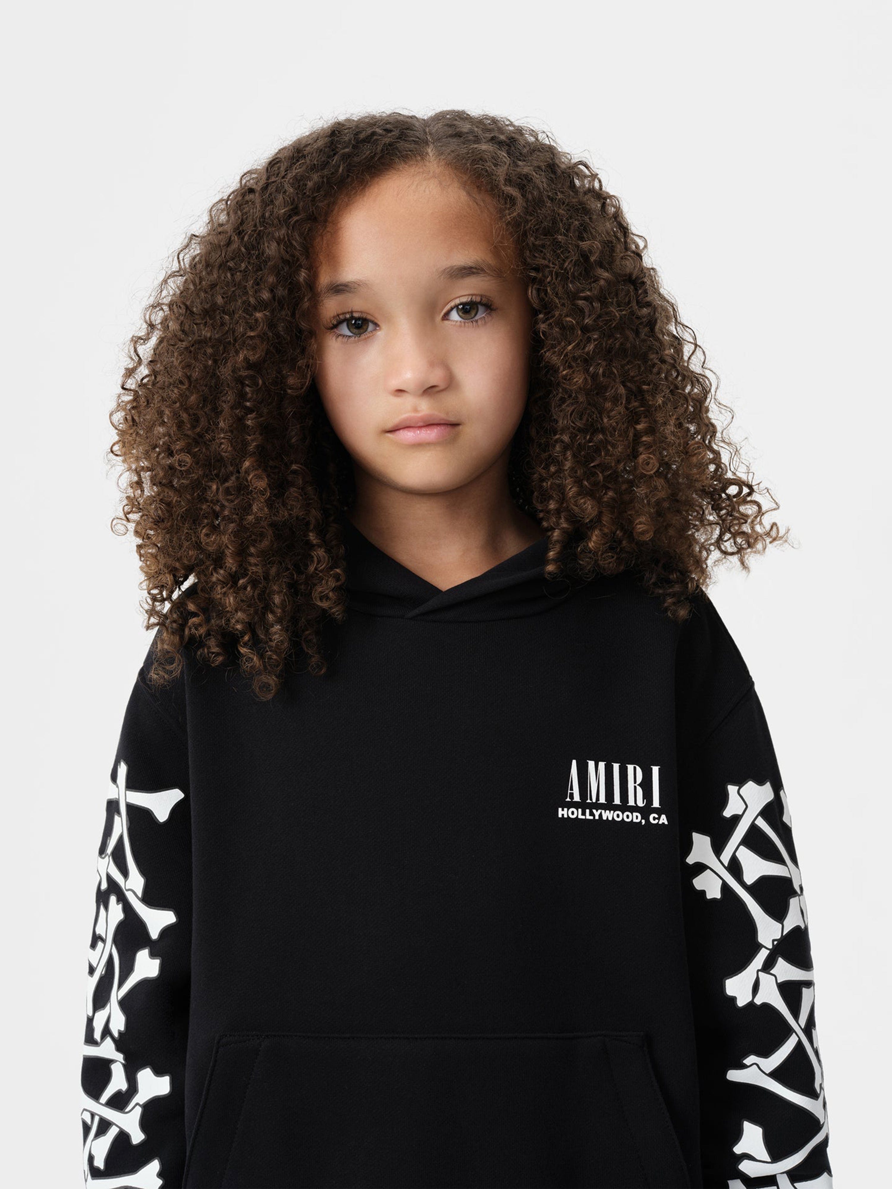 Kids Bones Hoodie in Black Store Sale Online