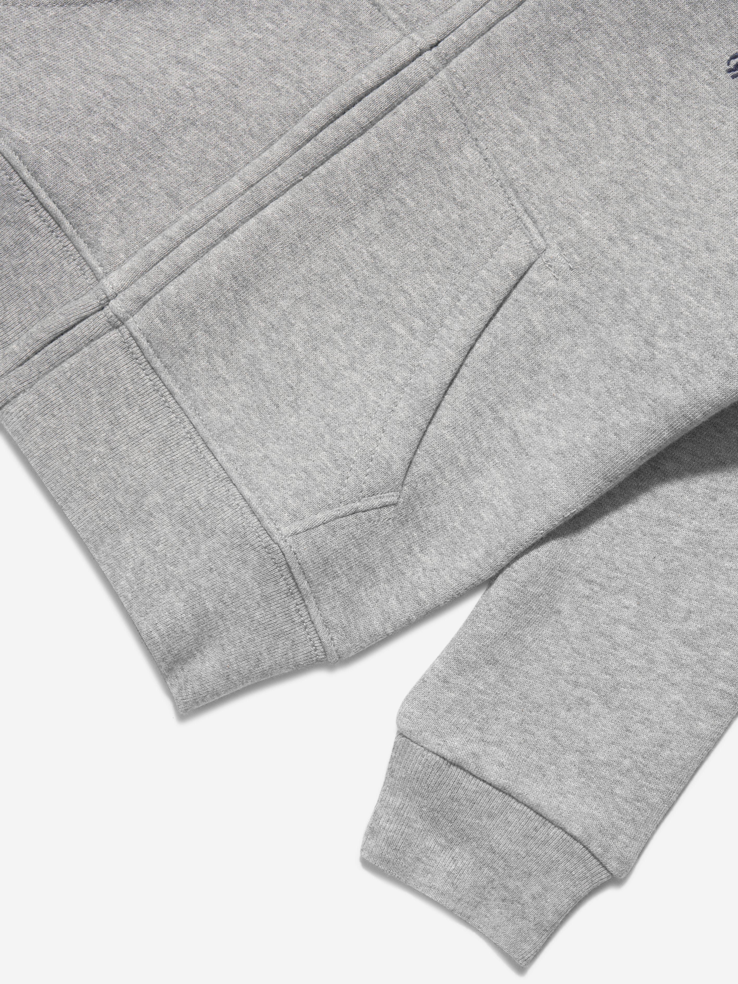 Ralph Lauren Boys Logo Zip Up Top in Grey Clearance Amazon