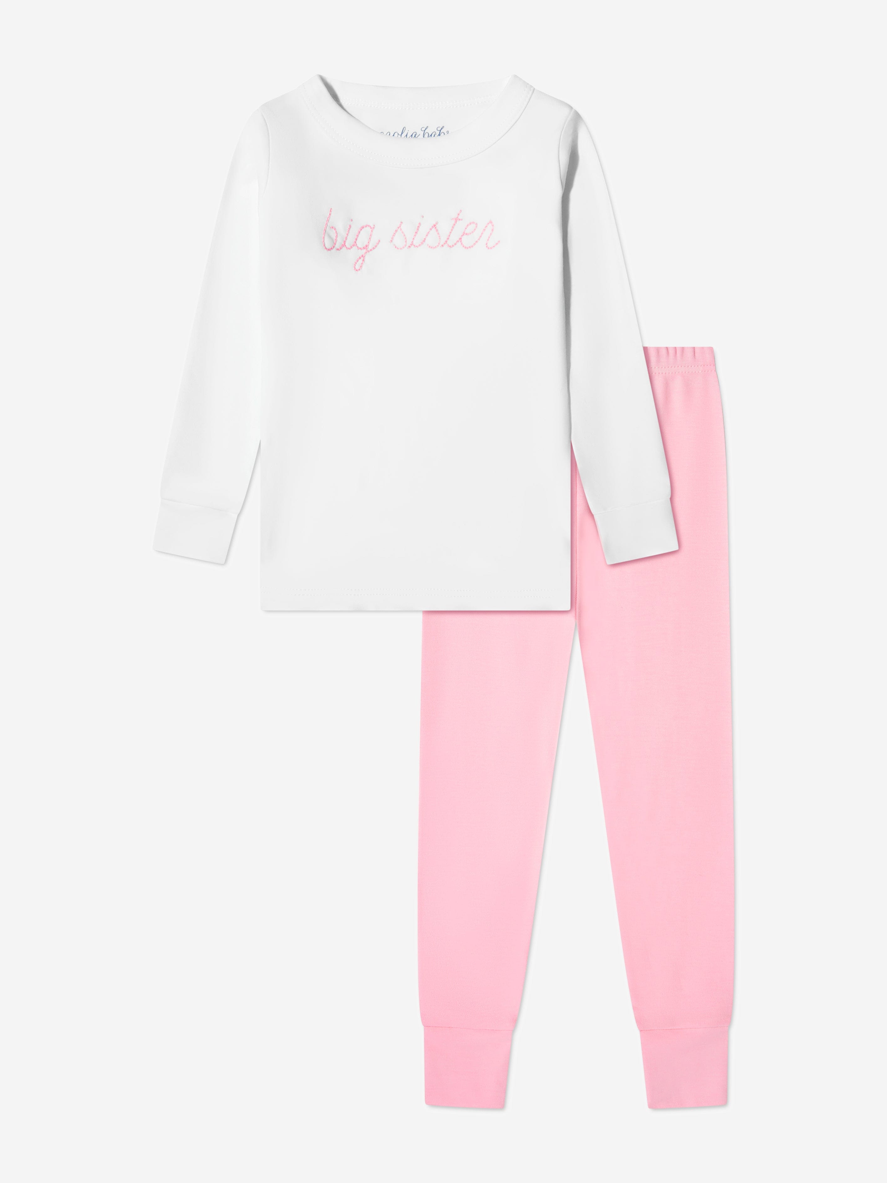 Magnolia Baby Baby Girls Little Sister Pyjamas in Pink Discount Footlocker Pictures