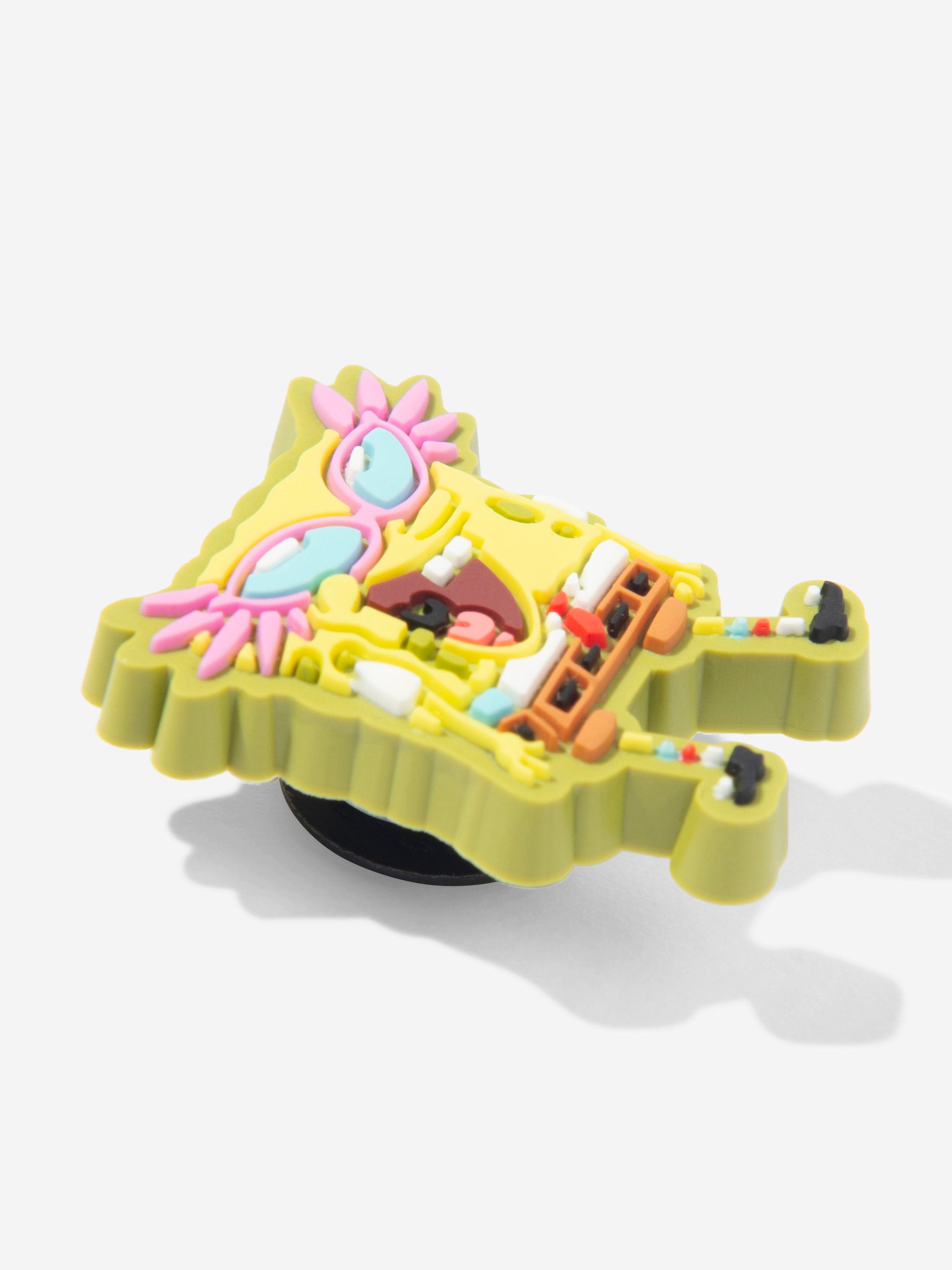Crocs Kids Spongebob Jibbitz Charm in Yellow Sale Extremely