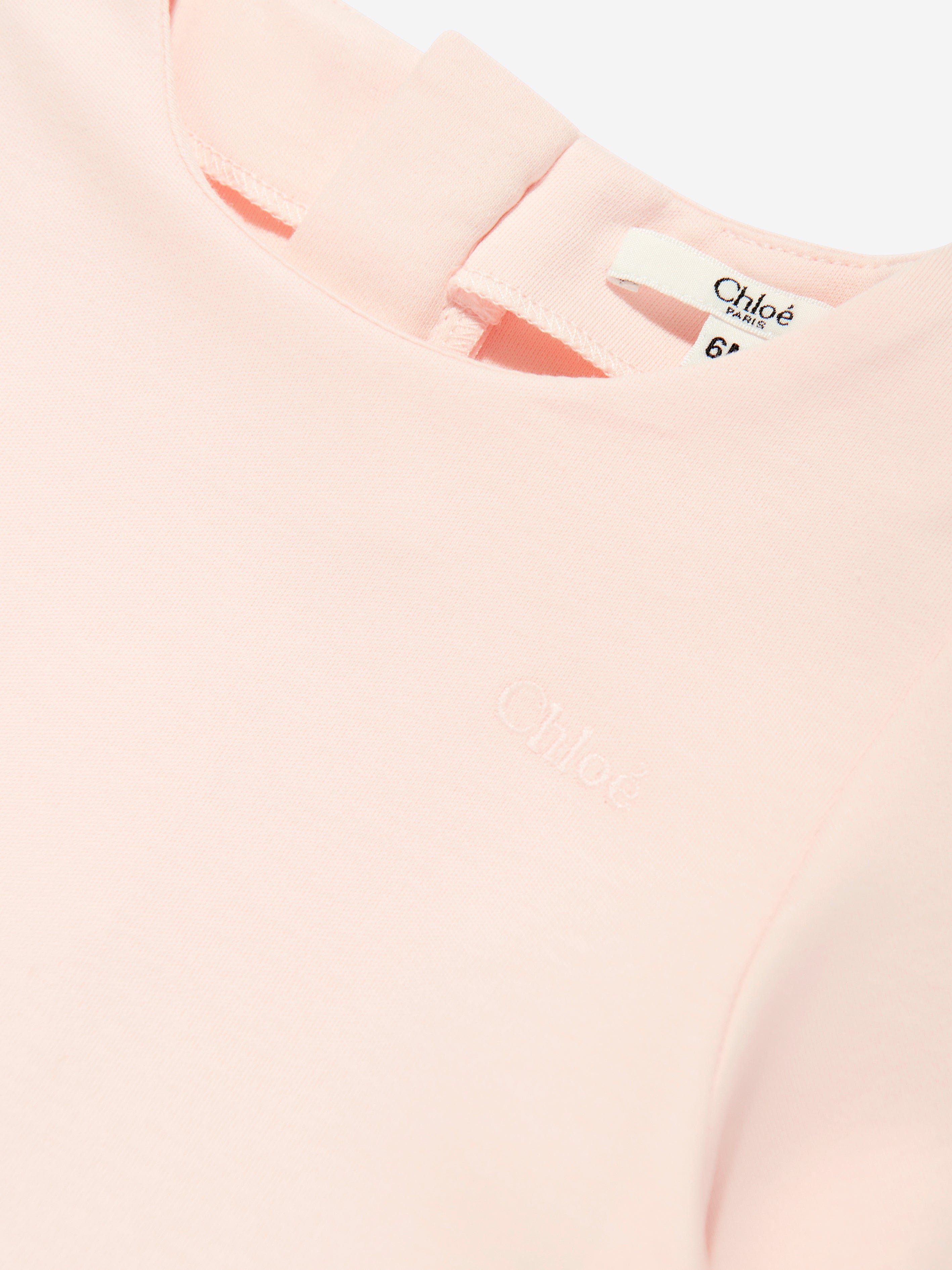 Chlo¨¦ Baby Girls Scalloped Dress in Pink Visit Cheap Pice