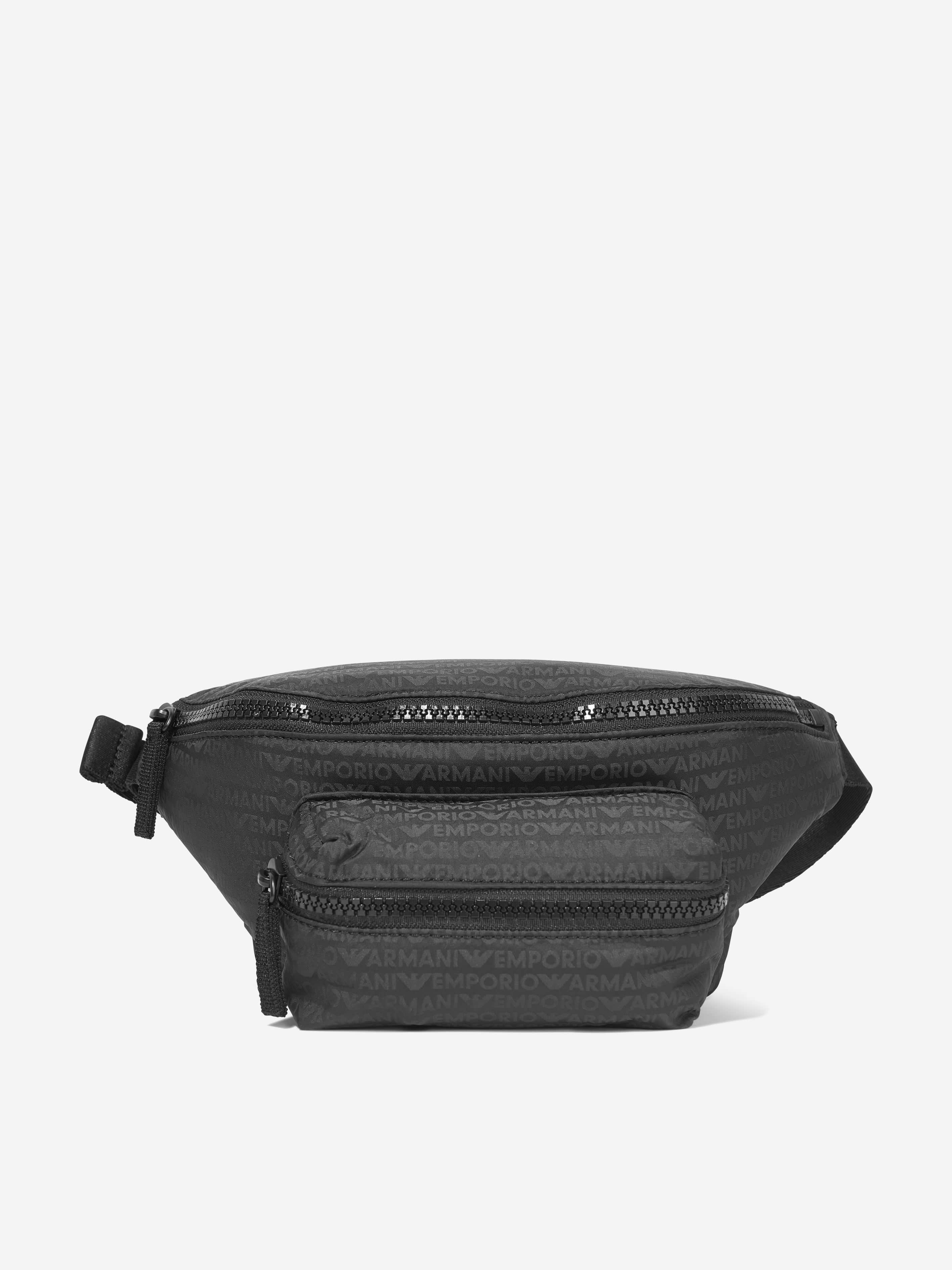Emporio Armani Boys Logo Belt Bag in Green (23cm) Clearance Sast