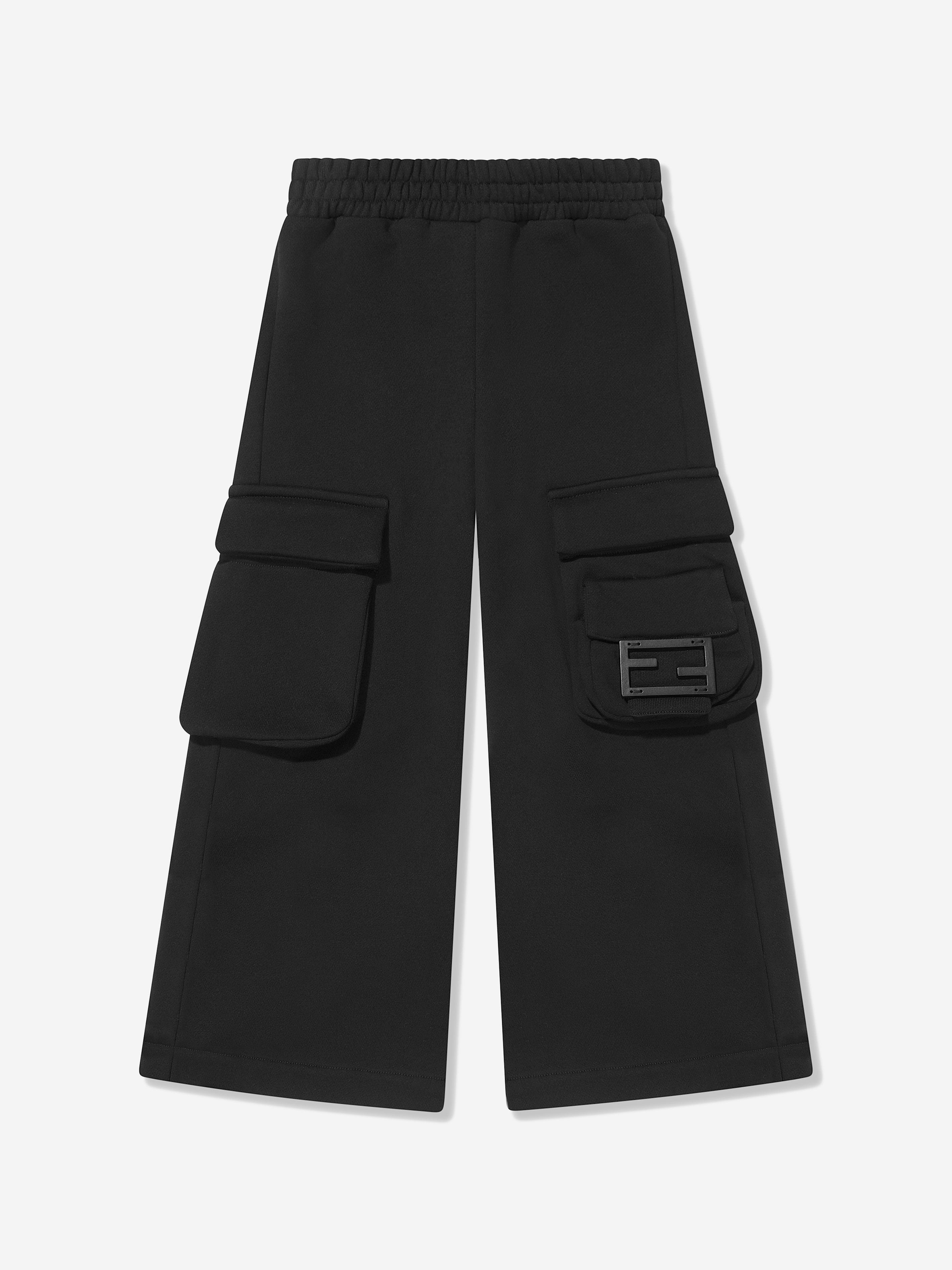 Fendi Girls Baguette Pocket Trousers in Black Reliable Cheap Online
