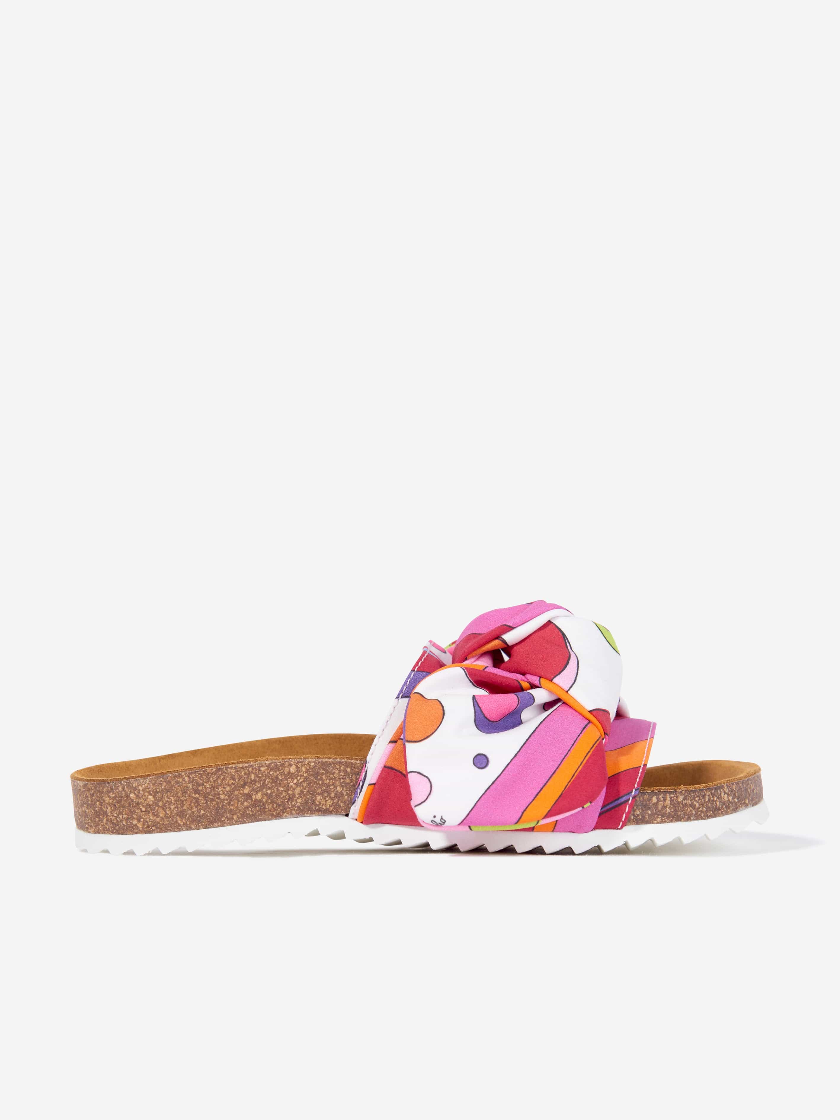 Girls Fontane Bow Sliders in Multicolour Free Shipping Pices