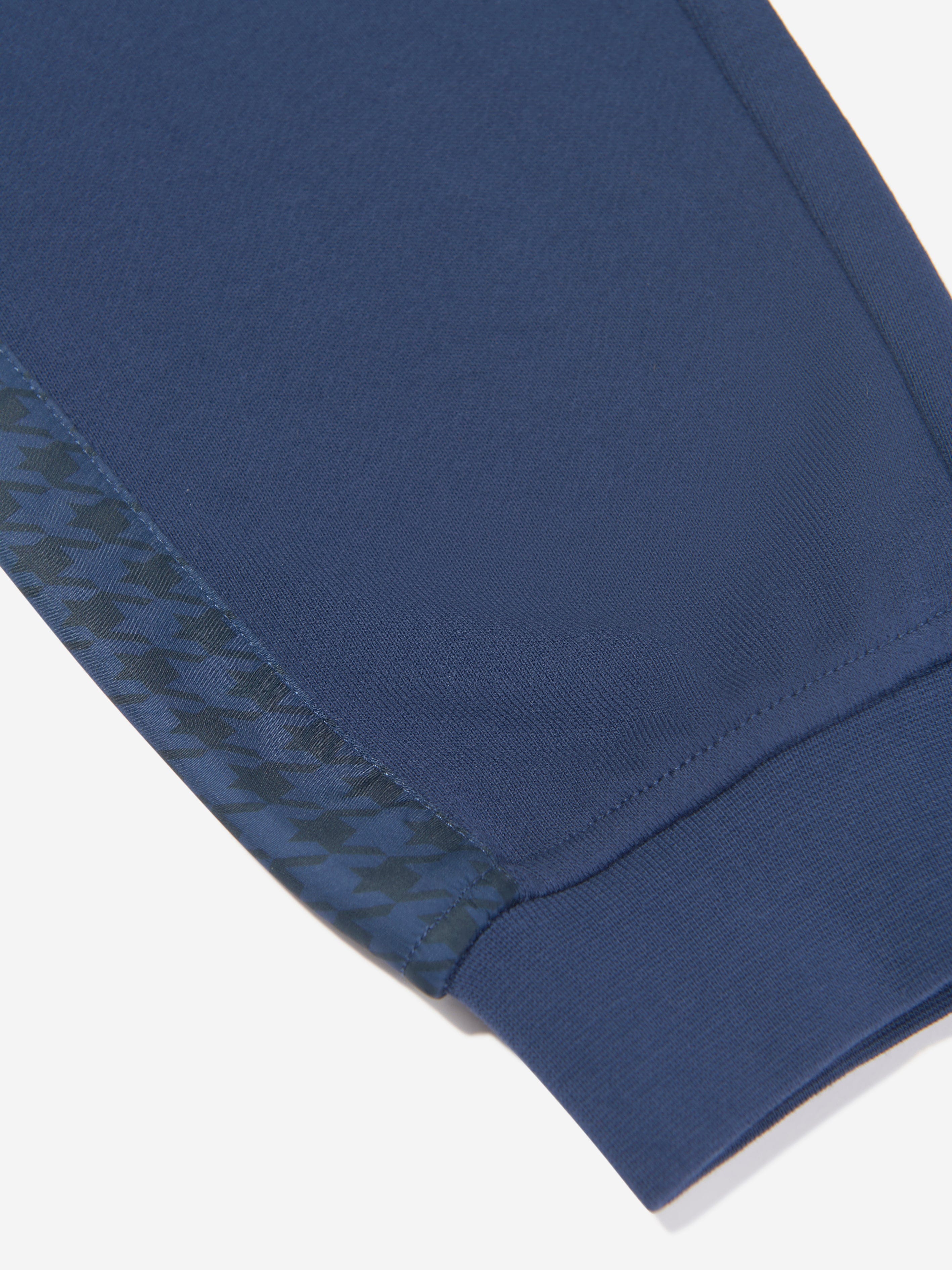 Emporio Armani Boys Logo Joggers in Blue Free Shipping Original
