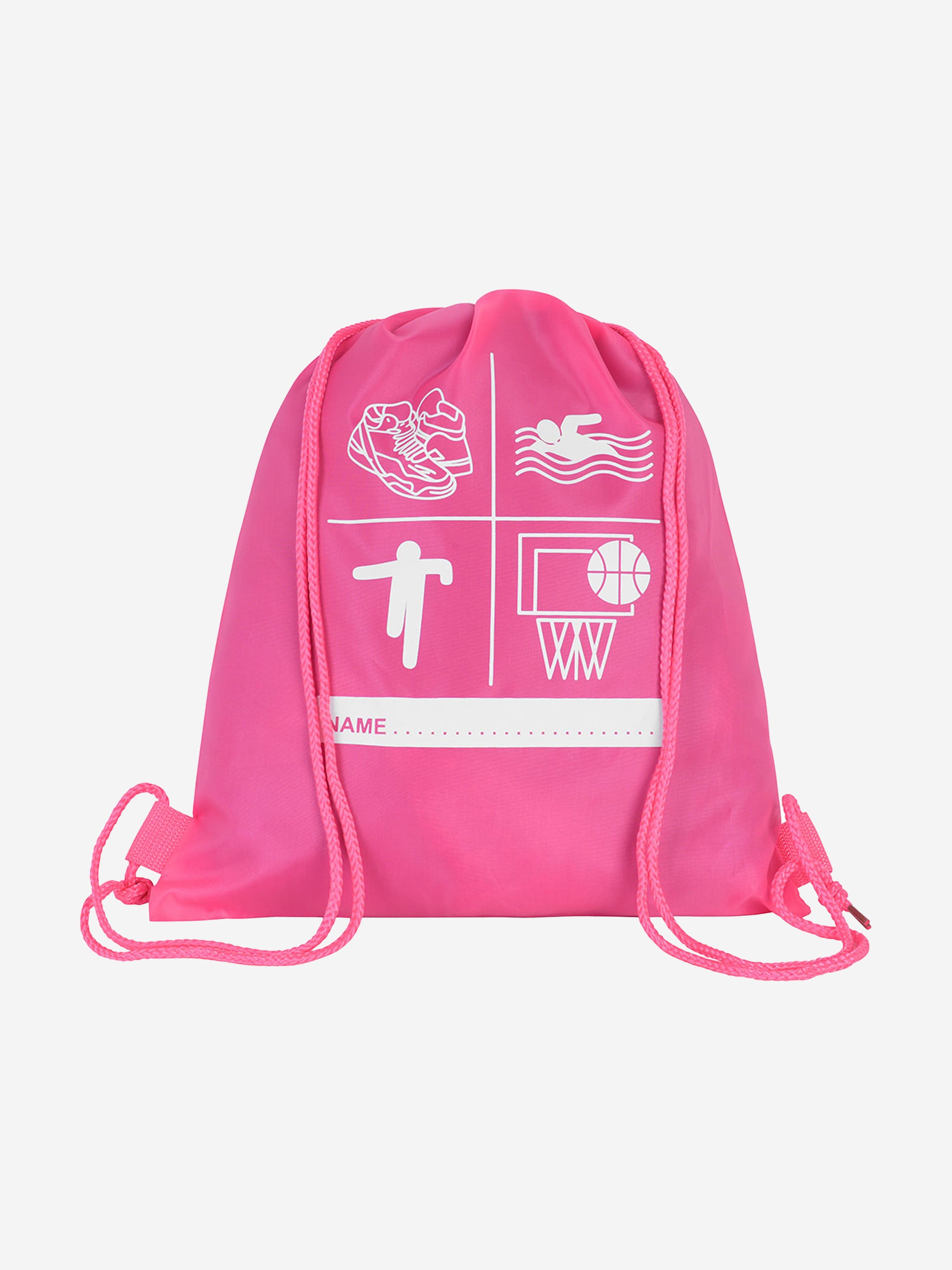 Zeco Kids School Premium Printed PE Bag in Pink (40cm) Genuine For Sale