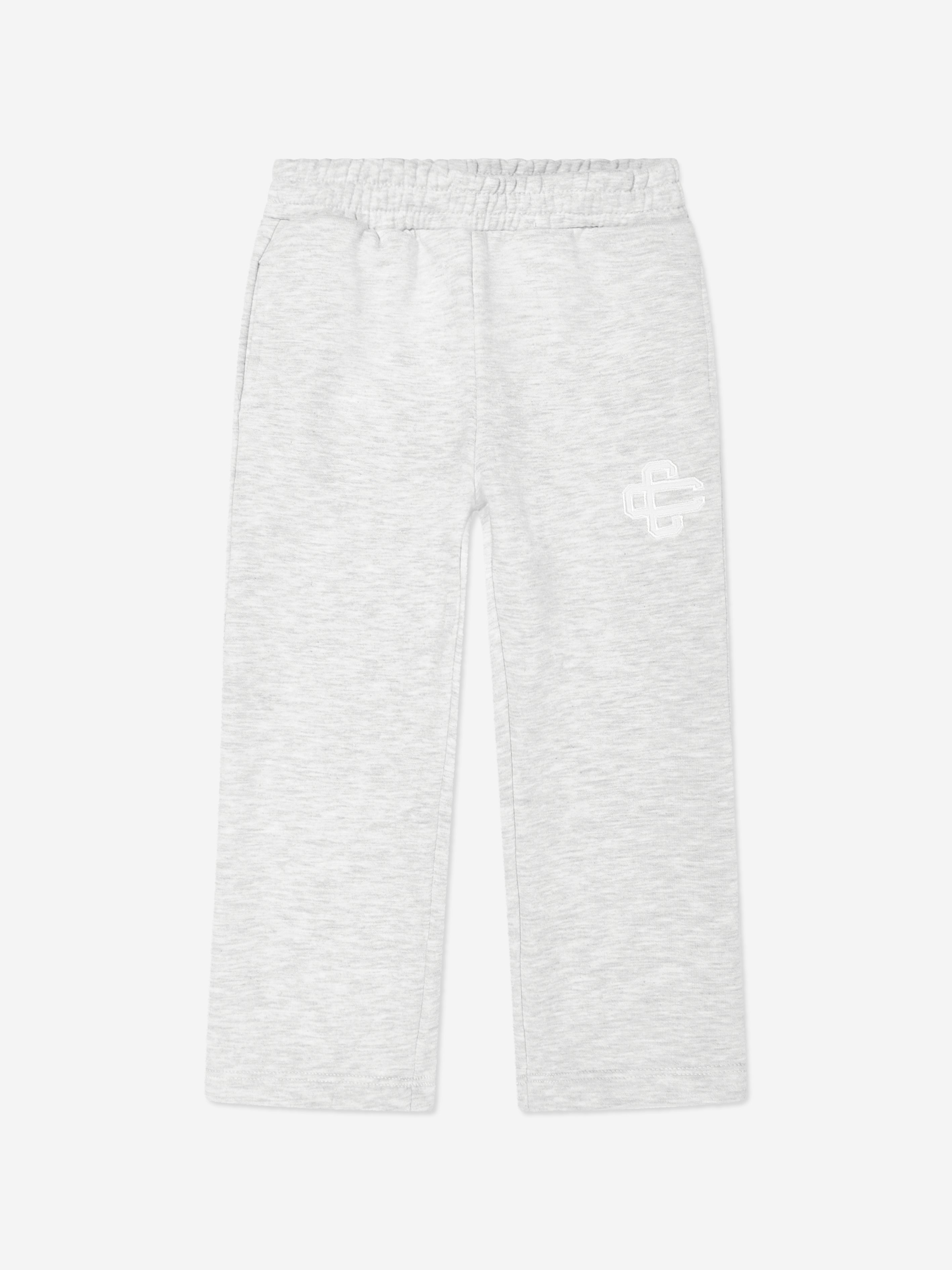 The Couture Club Kids Emblem Applique Joggers in Grey Outlet Find Great