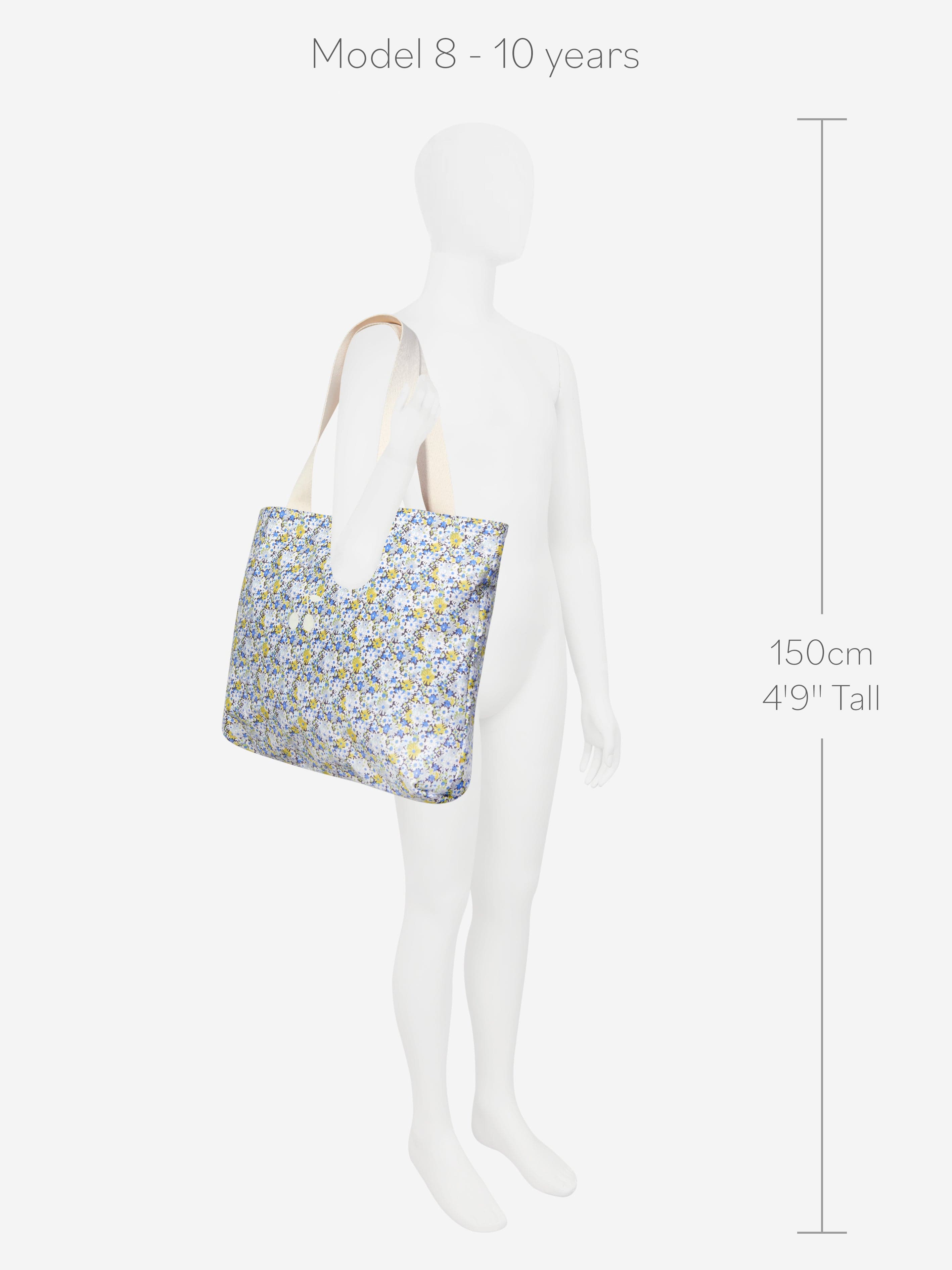 Bonpoint Girls Diba Floral Tote Bag in Blue (38.5cm) Buy Online Cheap Pice