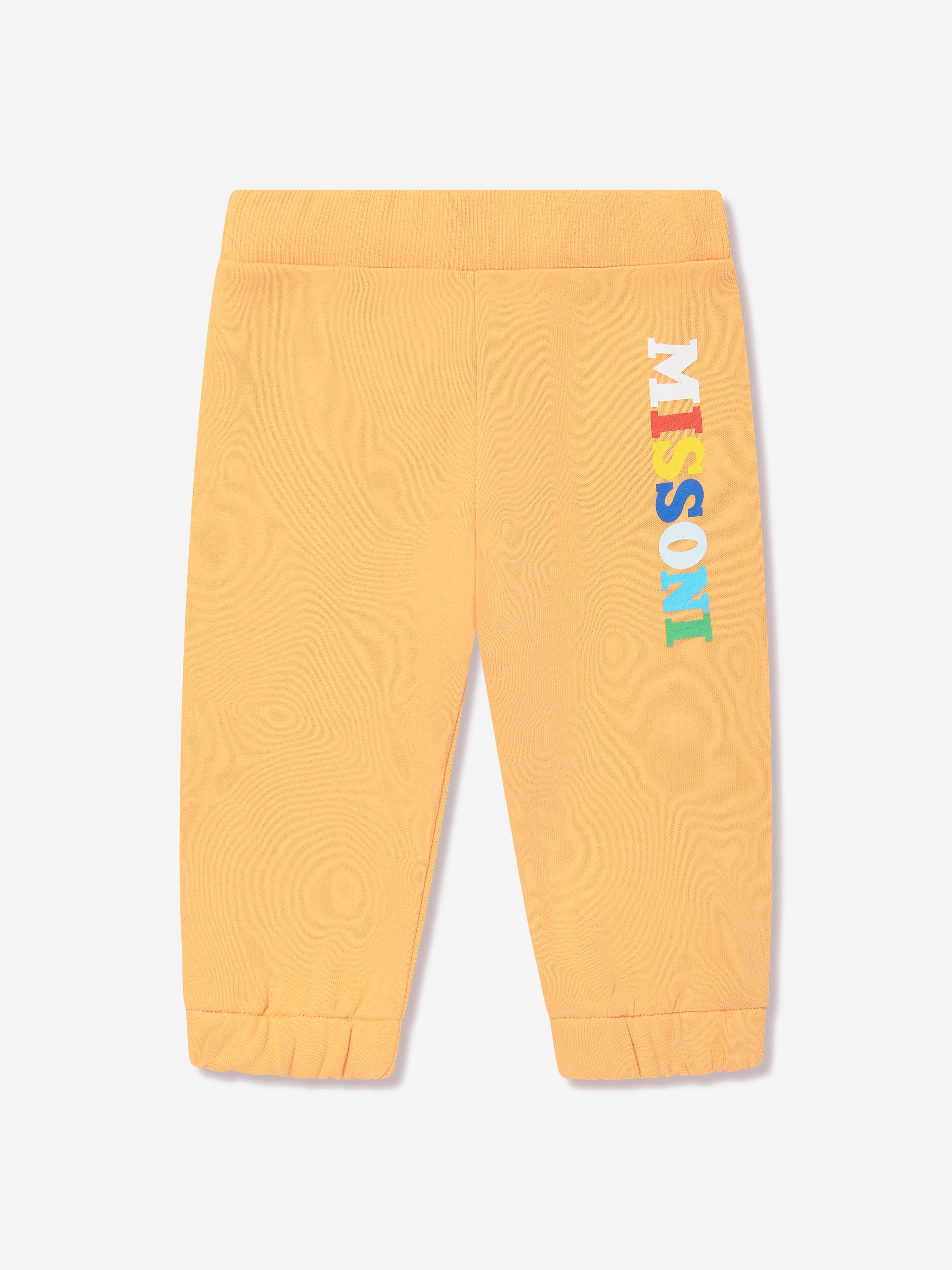 Baby Boys Logo Tracksuit in Orange Cost Online