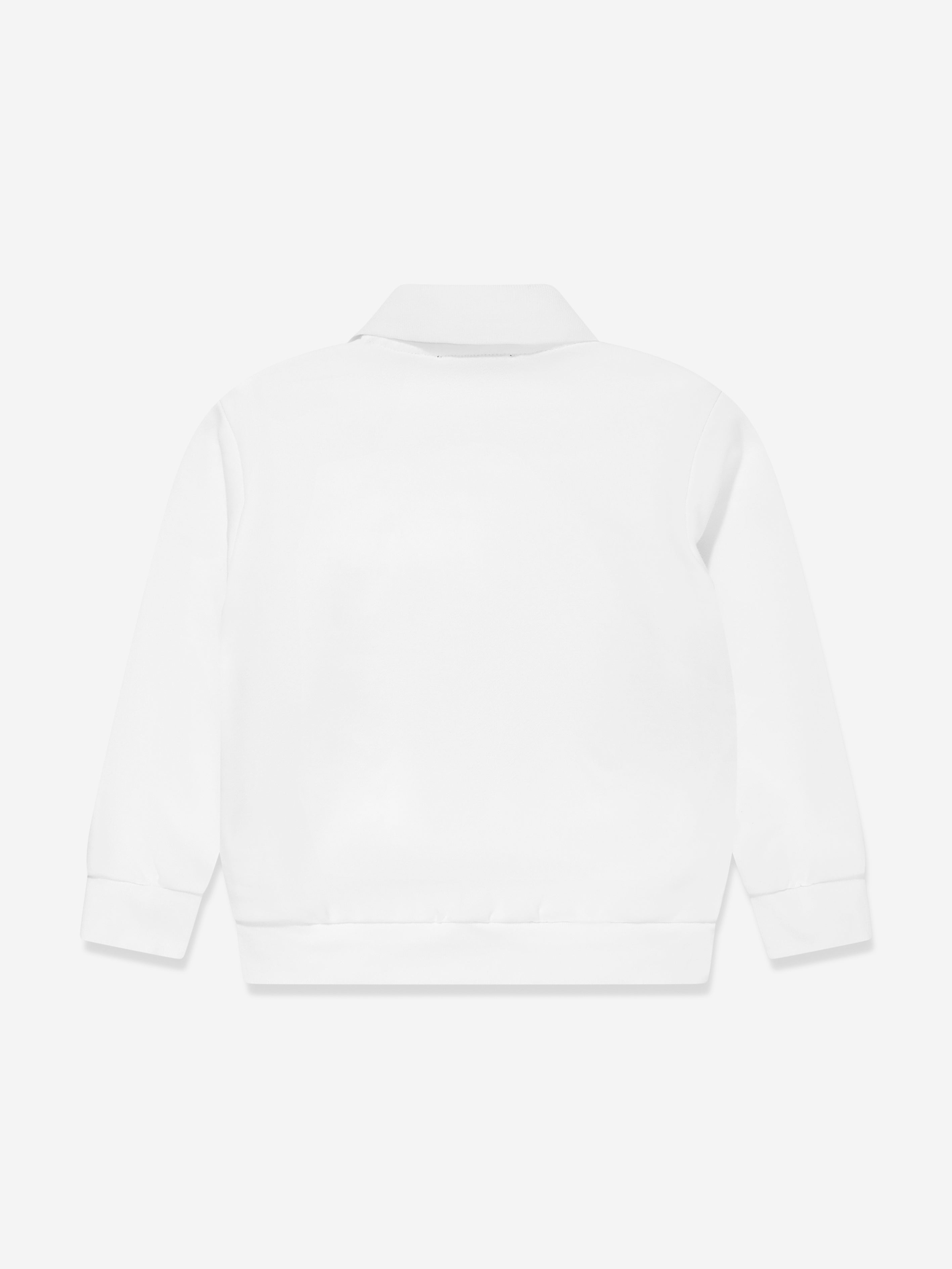 Missoni Boys Zigzag Collared Sweatshirt in White Finishline Cheap Online