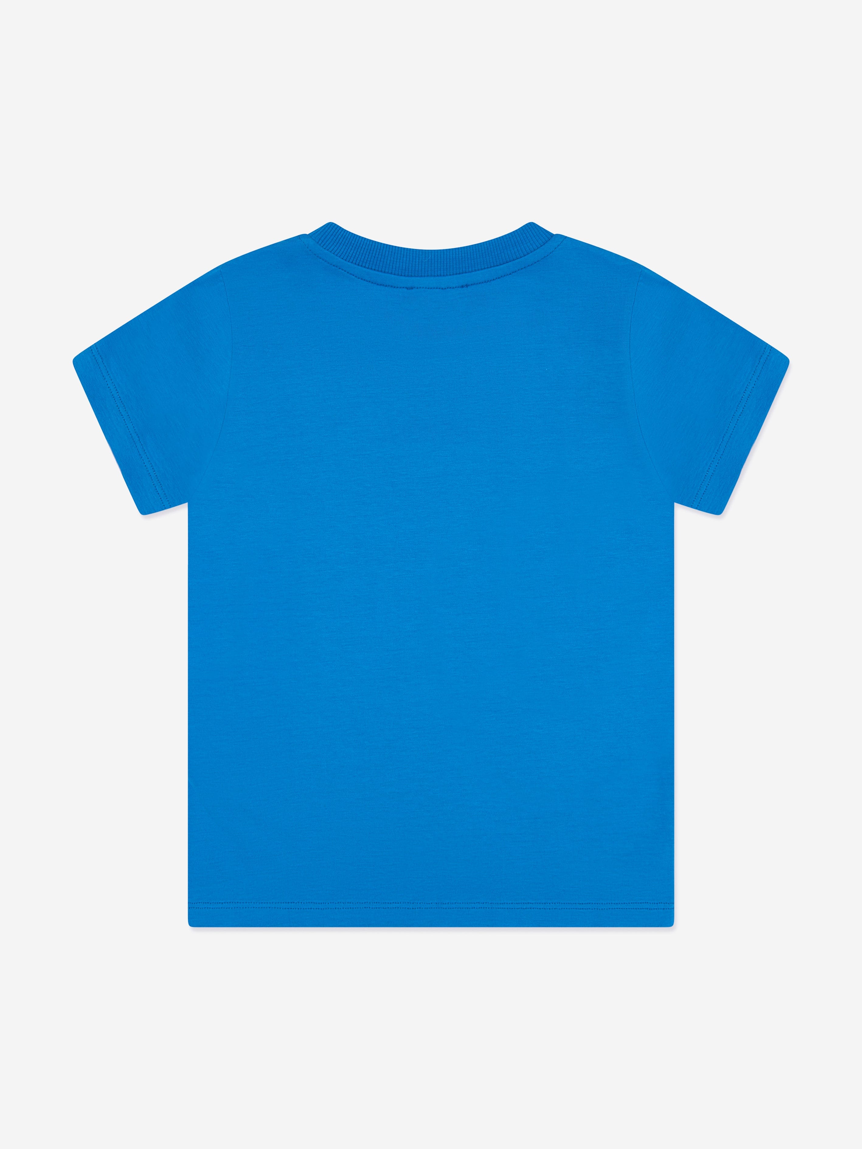 Moschino Kids Logo T-Shirt in Blue Free Shipping Release Dates
