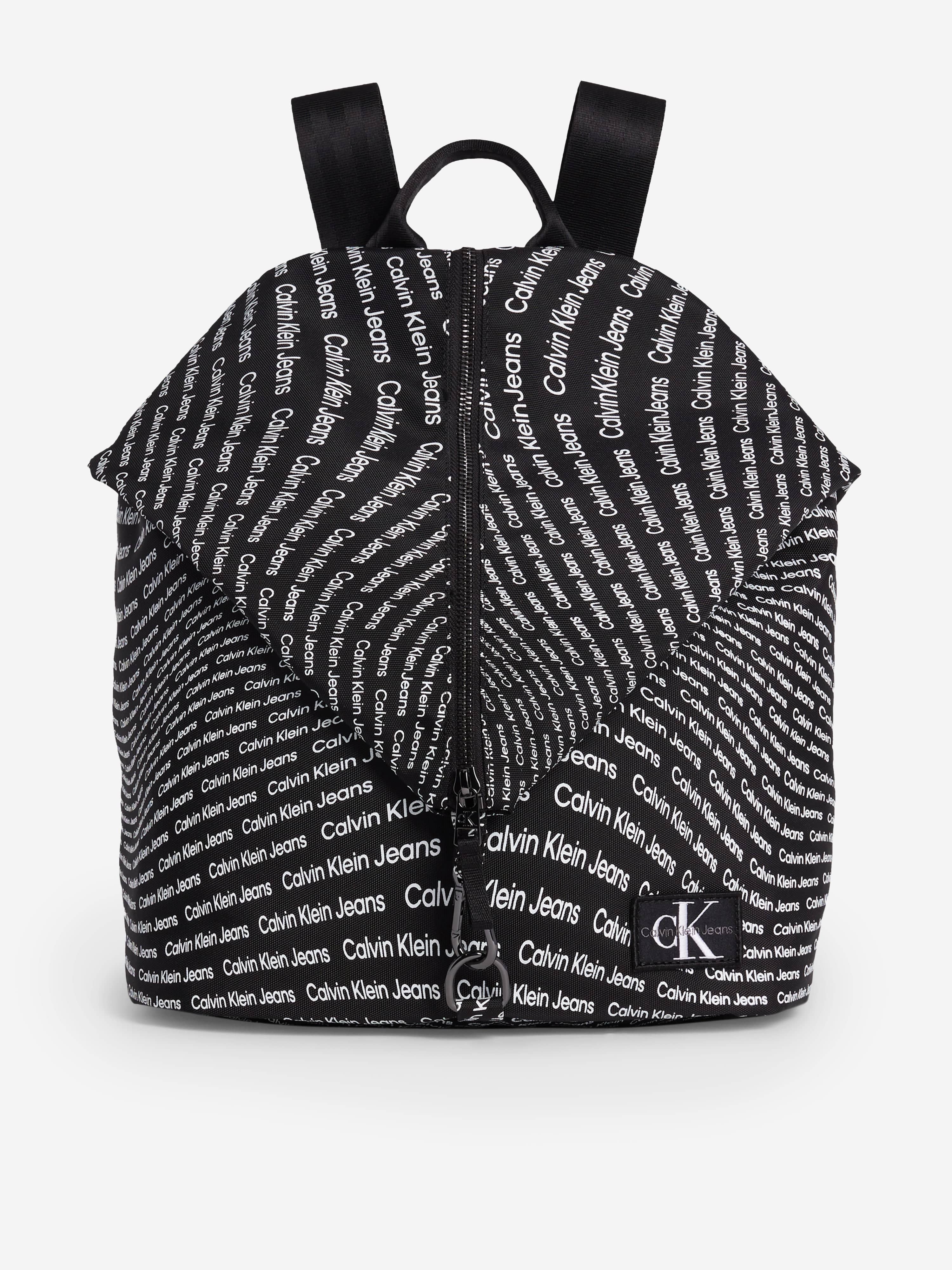 Calvin Klein Kids Logo Backpack in Black (36cm) Get To Buy