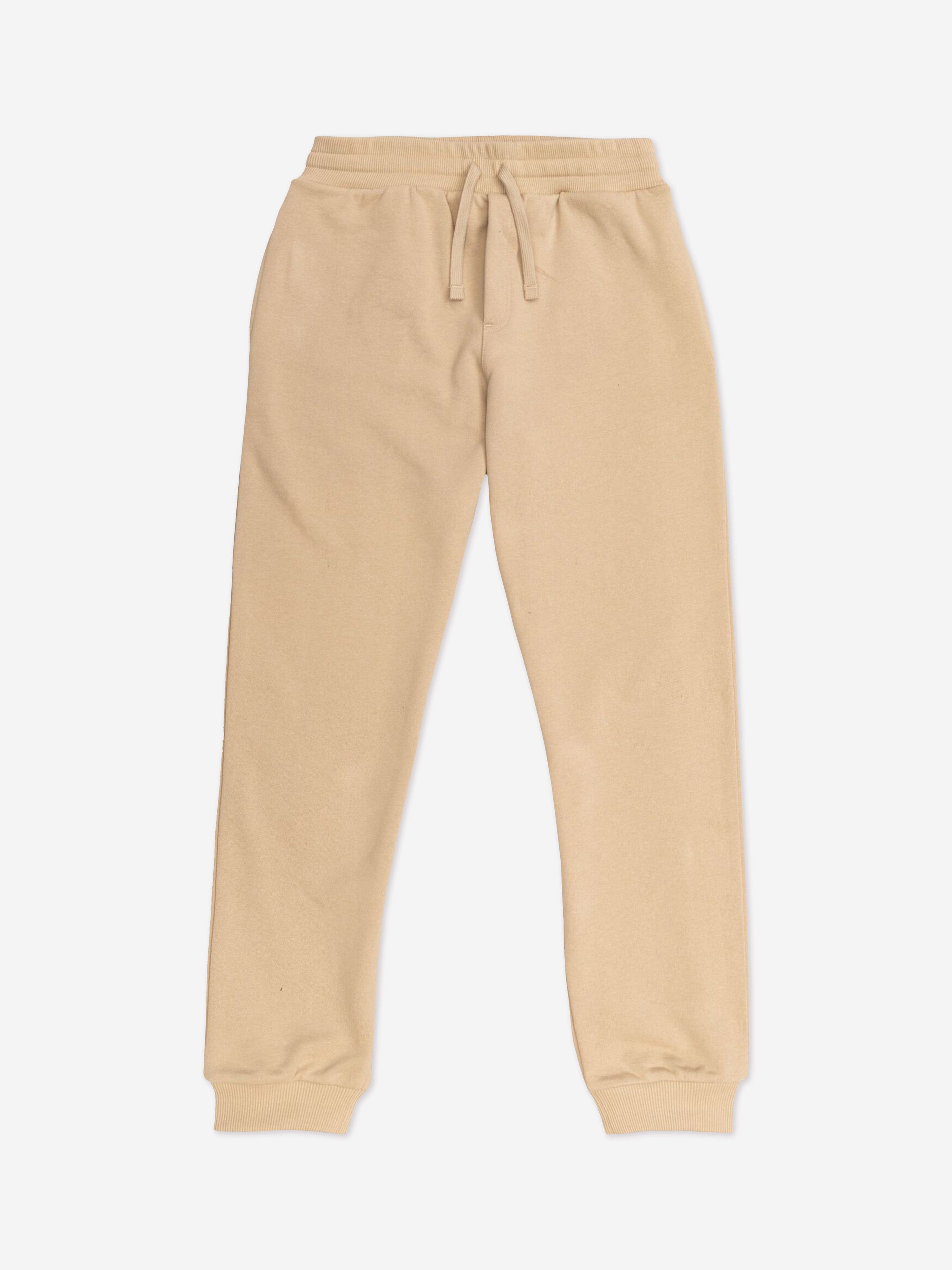 Dolce & Gabbana Boys Logo Joggers in Beige Sale Wide Range Of