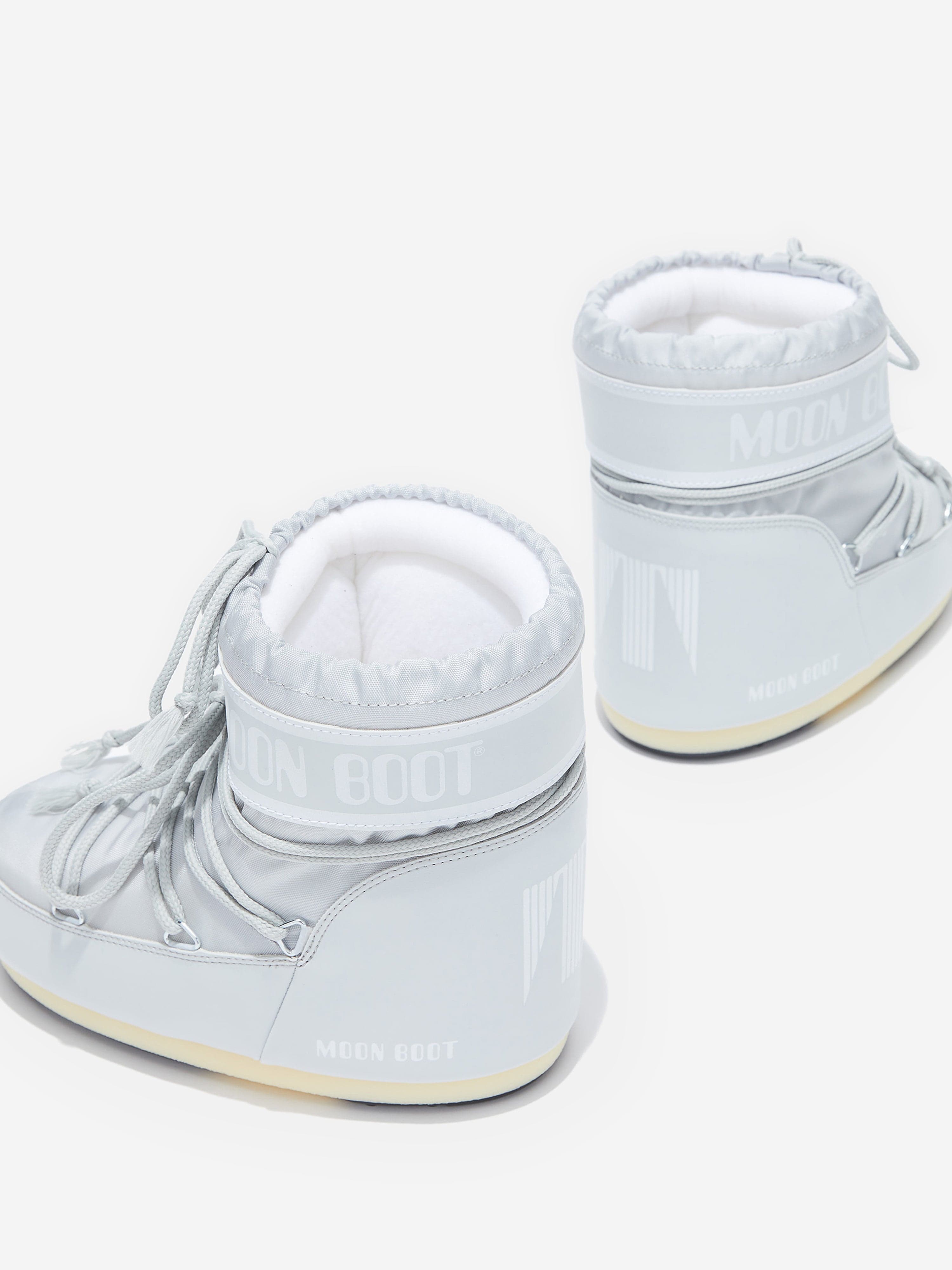 Moon Boot Kids Icon Low Boots in Grey Discount Wide Range Of