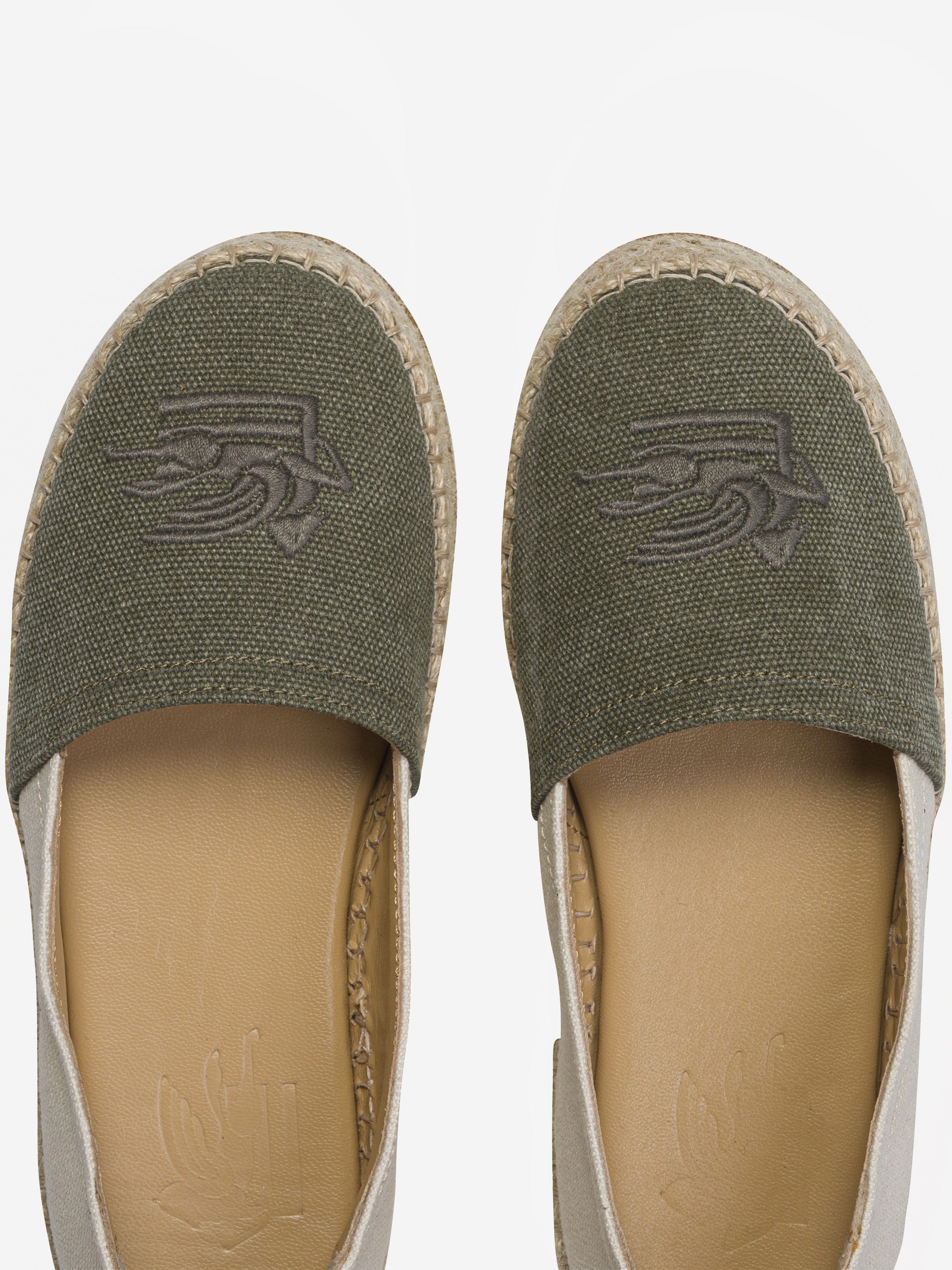 Etro Boys Logo Espadrilles in Green Websites Online