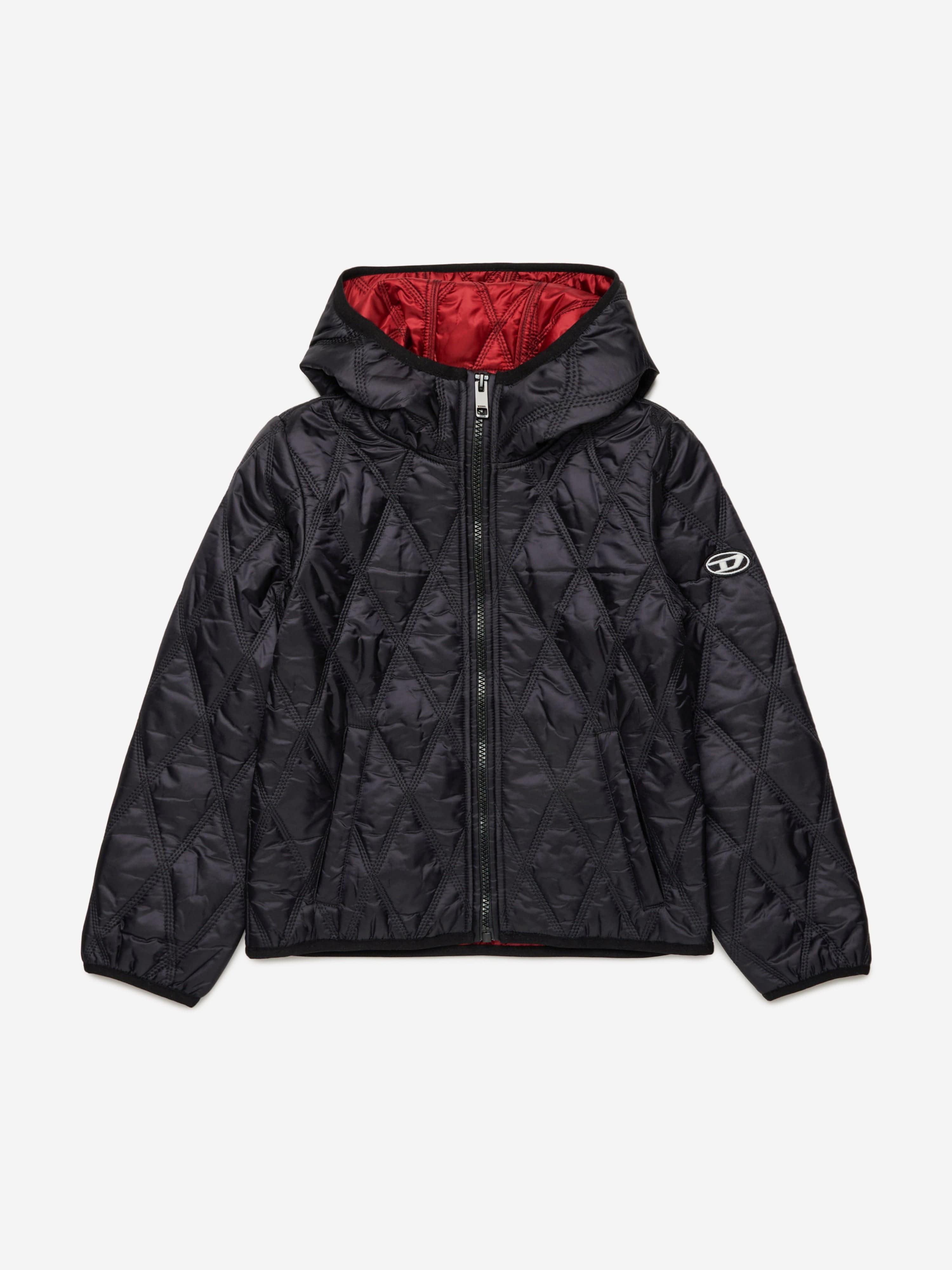 Diesel Kids Quilted Jacket in Black Footlocker Finishline For Sale