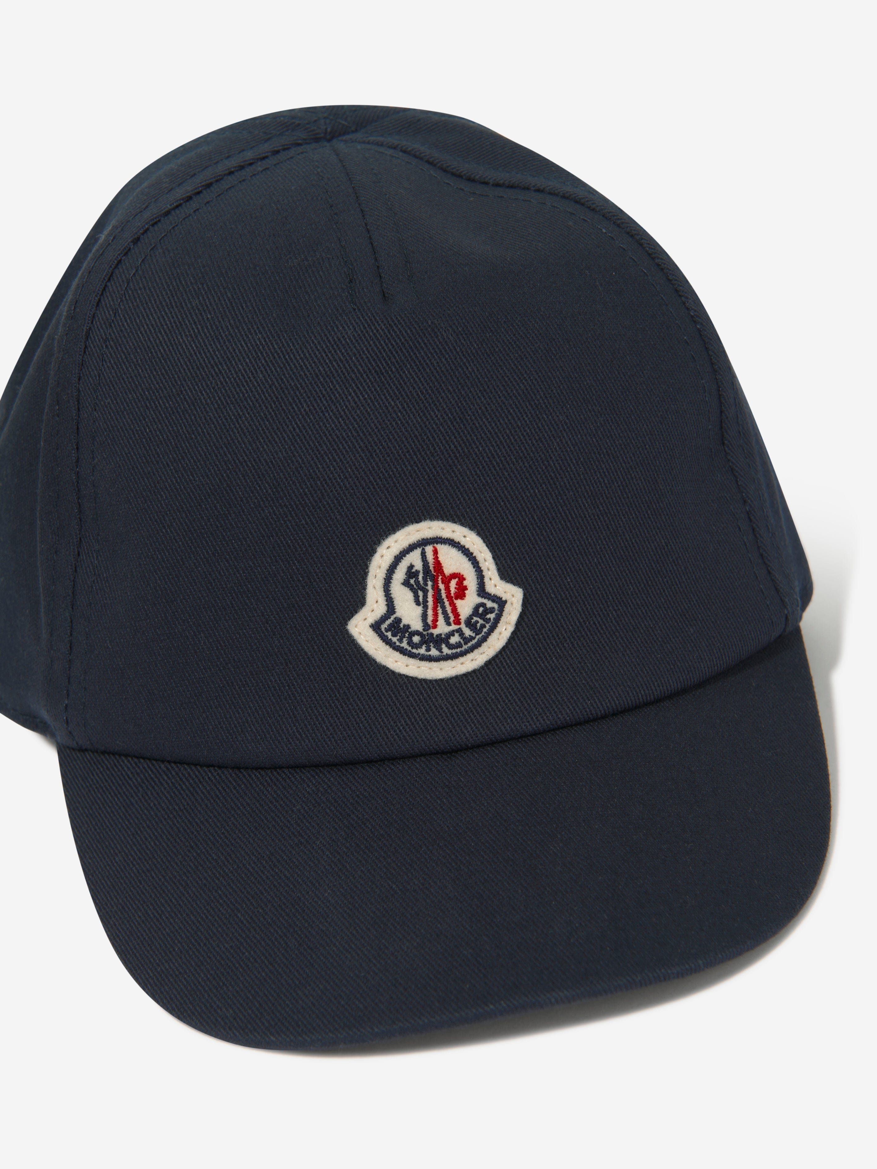 Moncler Enfant Baby Boys Logo Cap in Navy Wide Range Of Online