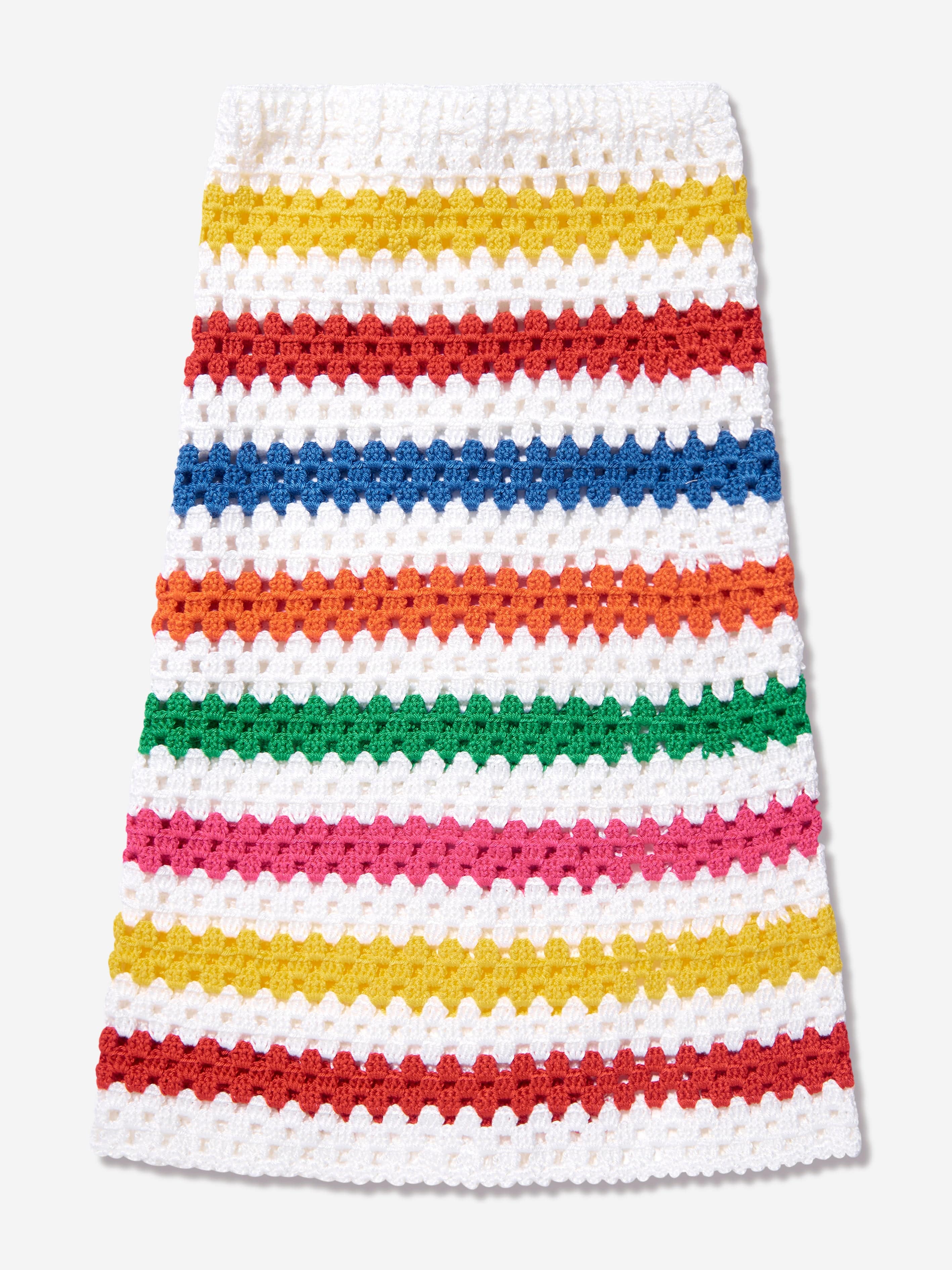 Nessi Byrd Girls Long Crochet Siena Skirt in Multicolour Cheap Sale 100% Guaranteed