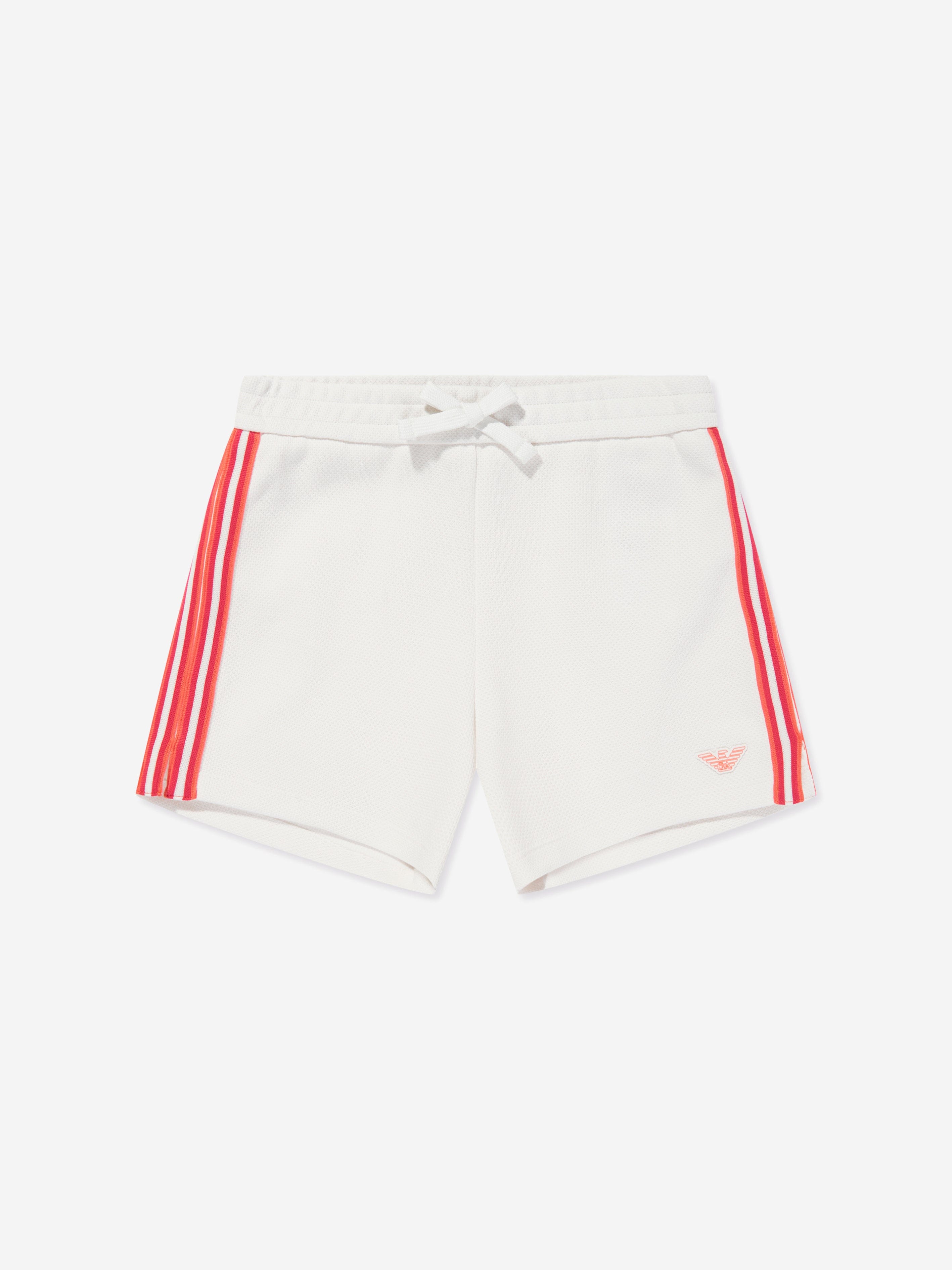 Emporio Armani Girls Logo Shorts in White Cheap Visit