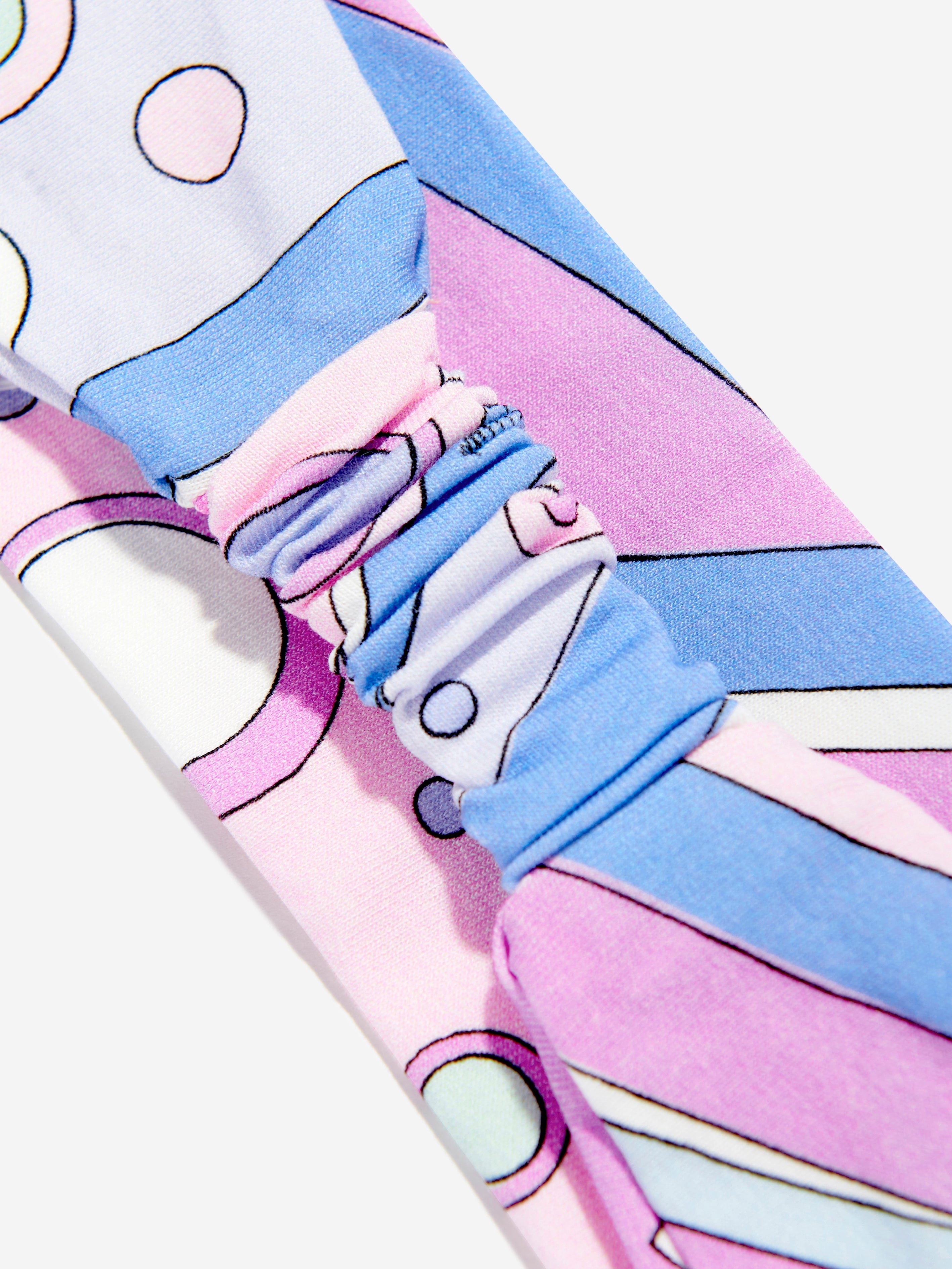 Girls Fontane Print Headband in Pink Popular Sale Online