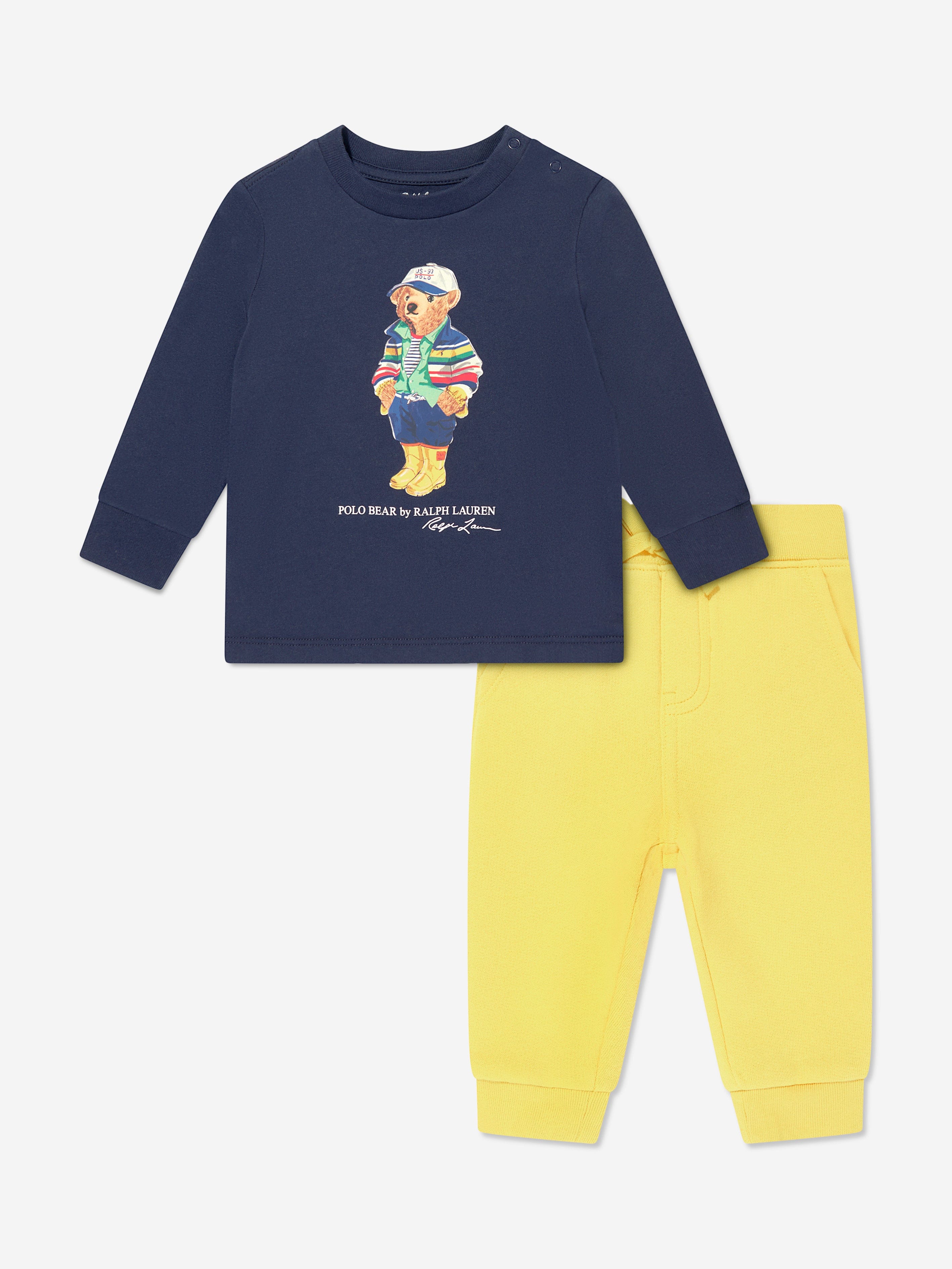 Baby Boys Trousers Set in Navy With Mastercard