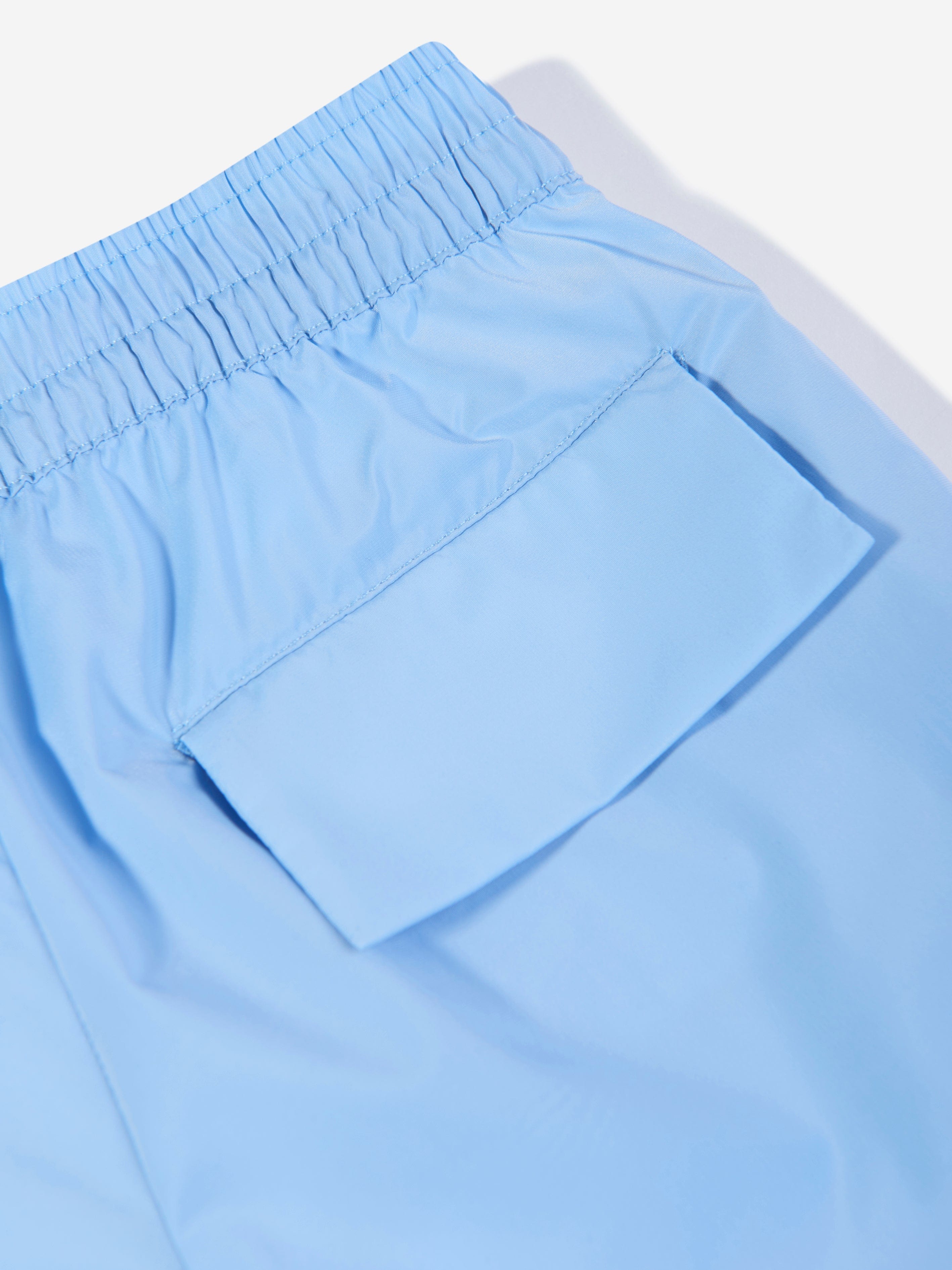 Palm Angels Boys Flames Swim Shorts in Blue Recommend Online
